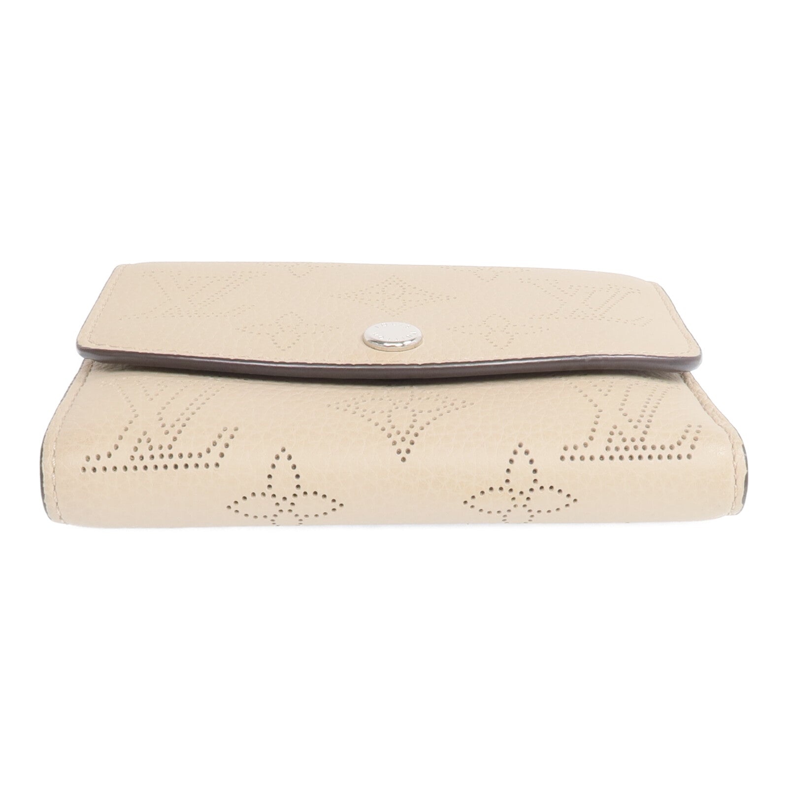 LOUIS VUITTON Monogram Mahina Victorine銀扣錢包