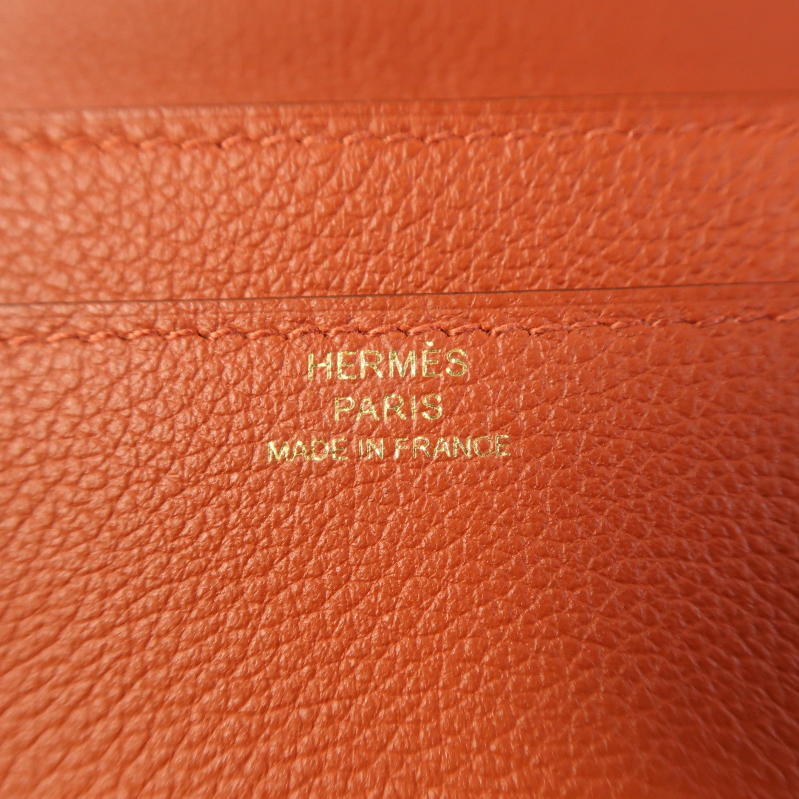 HERMES Evercolor皮革Constance To Go金扣肩背袋