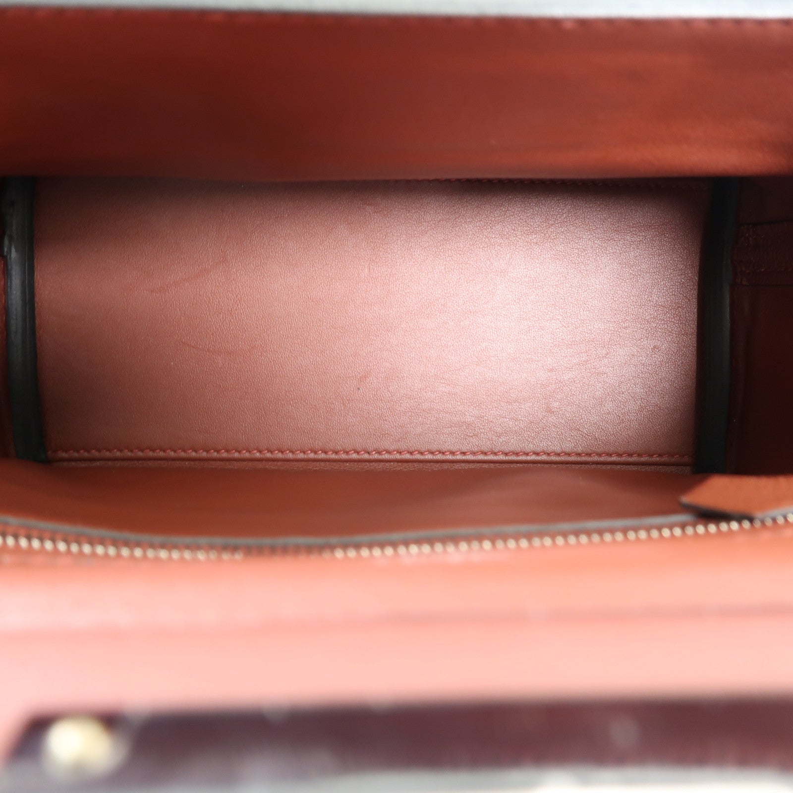 HERMES Evercolor皮革24/24 Mini銀扣手挽肩背兩用袋Rougeh