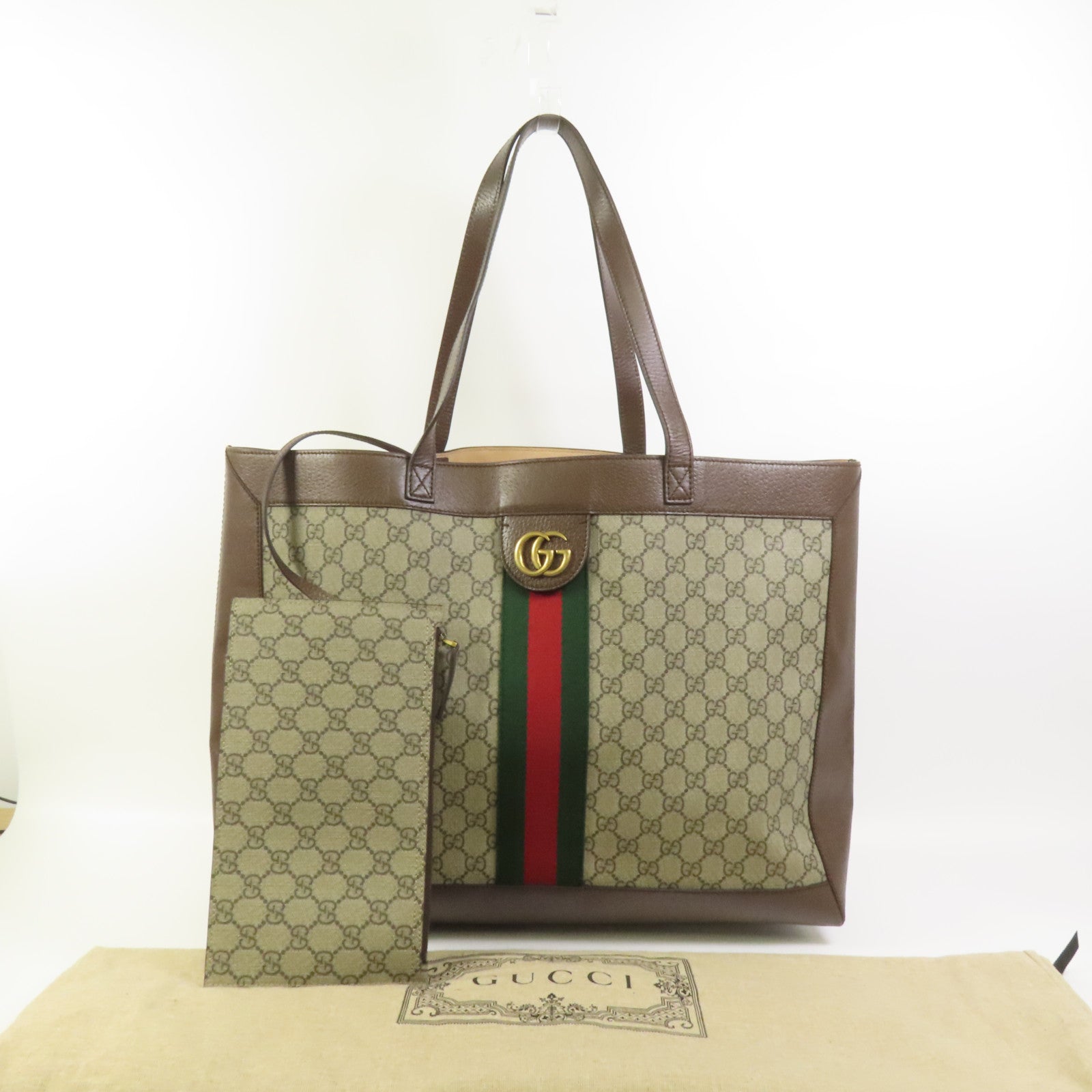 GUCCI 塗層帆布Tote Bag肩背袋