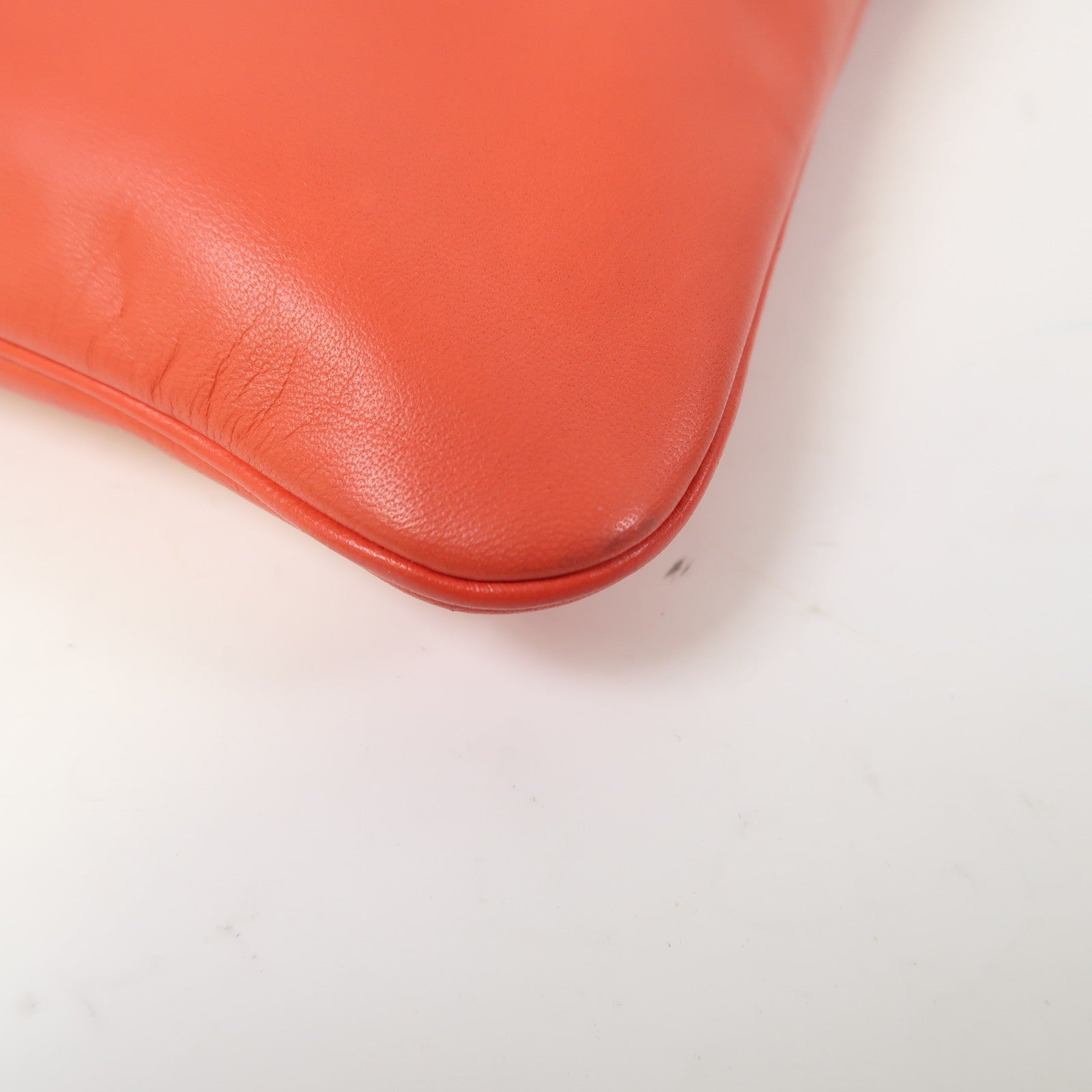HERMES Swift皮革Aline Mini銀扣肩背袋印度紅色