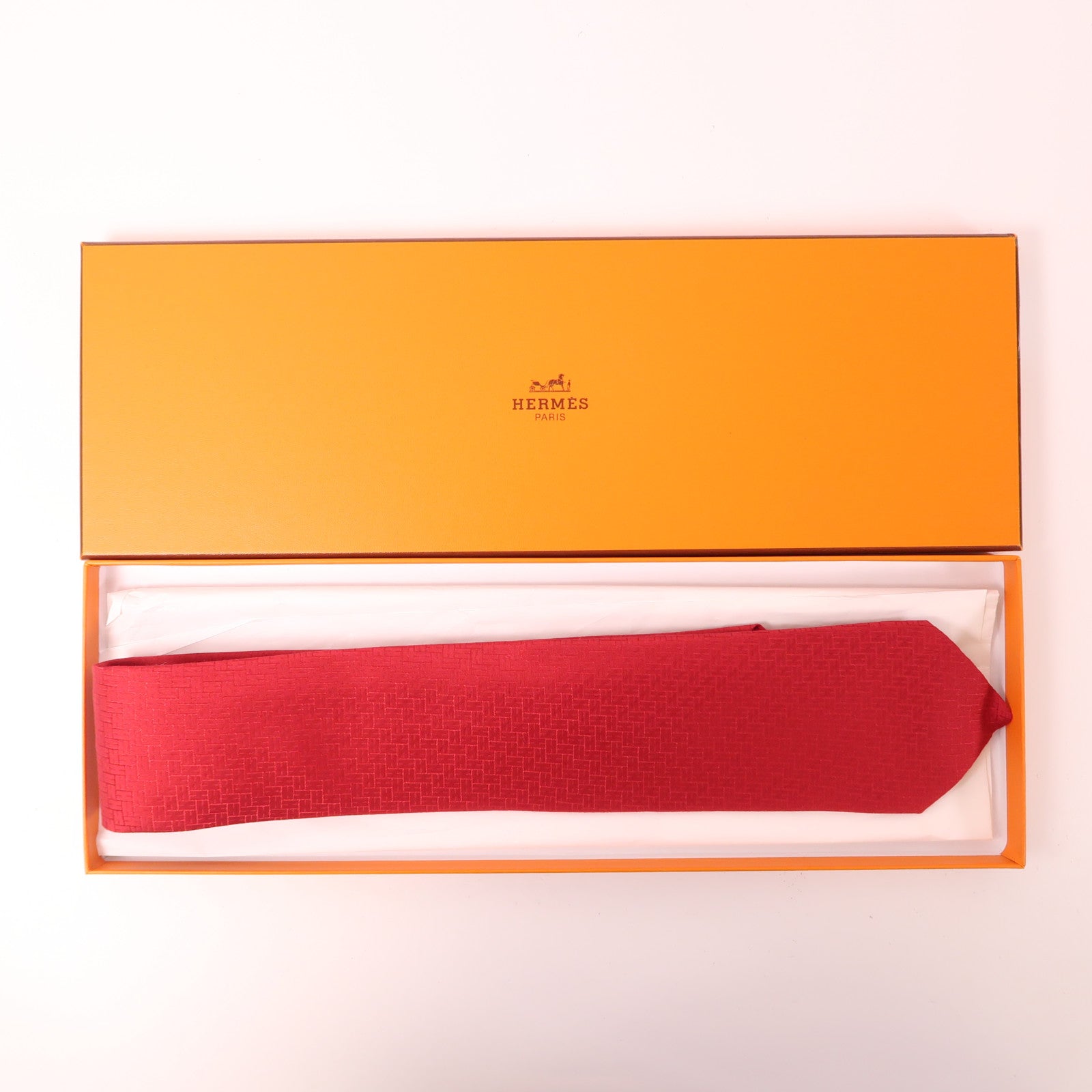 HERMES 絲質Tie領帶