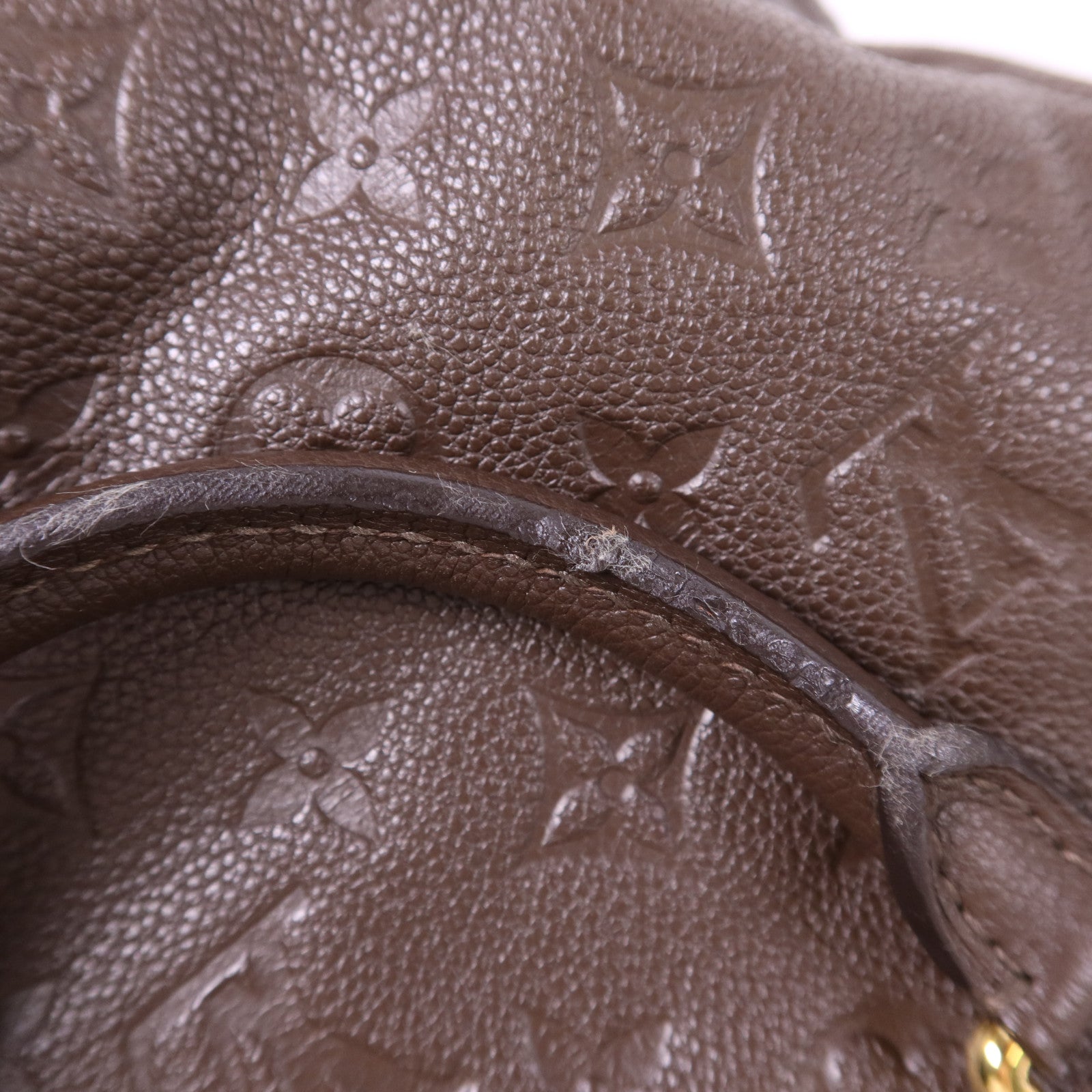 LOUIS VUITTON Monogram Empreinte Speedy 25 Bandouliere金扣手挽肩背兩用袋