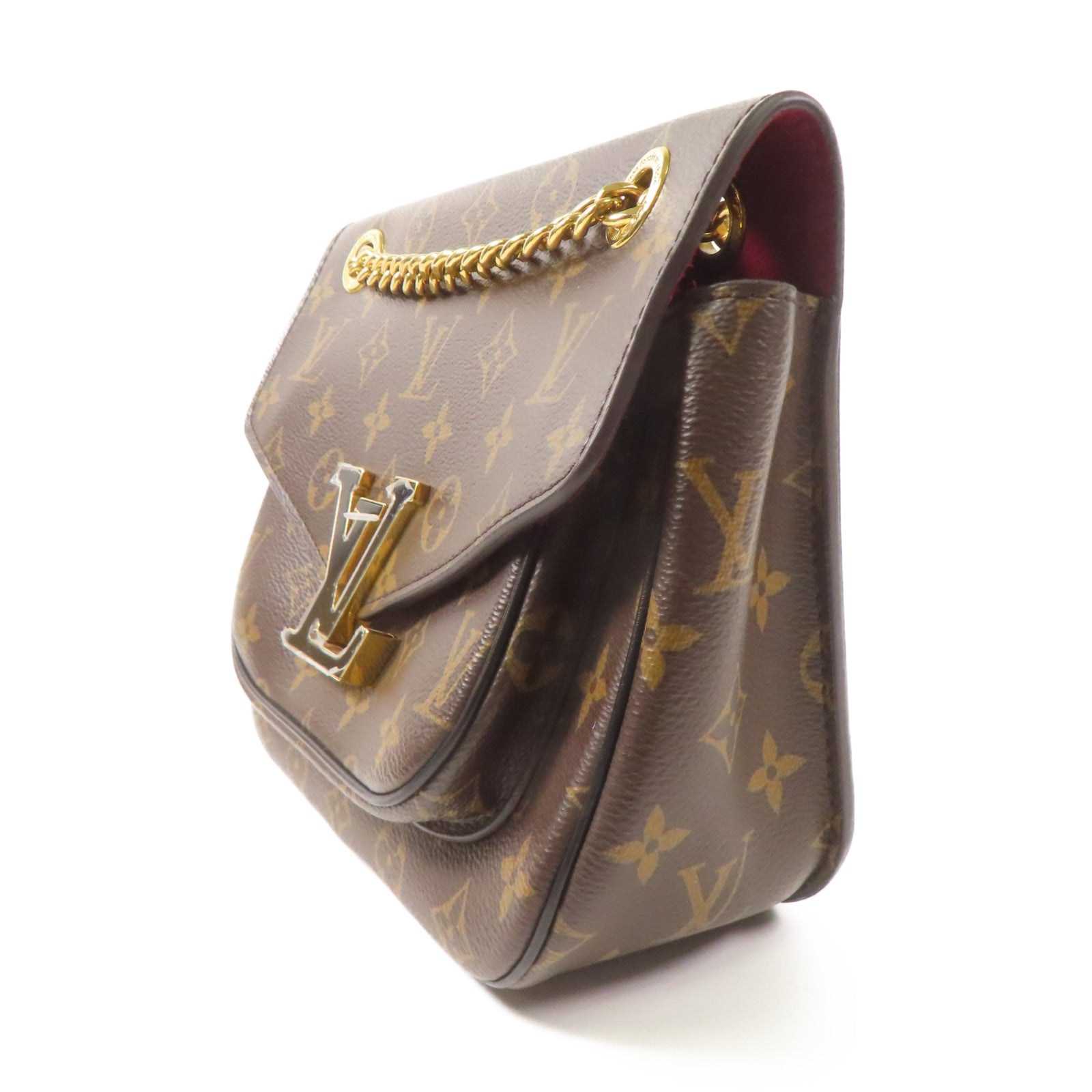 LOUIS VUITTON Monogram Passy金扣肩背袋棕色