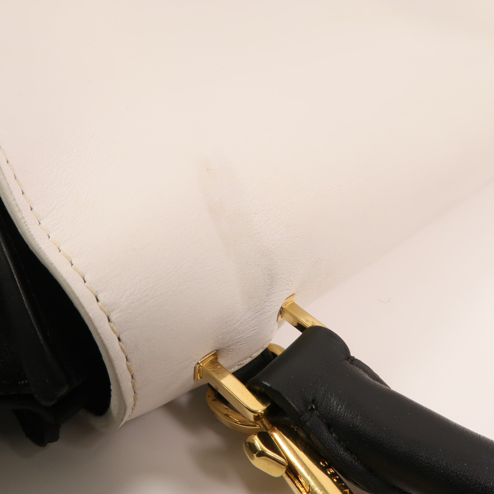 CELINE 牛皮皮革Trapeze金扣手挽肩背兩用袋
