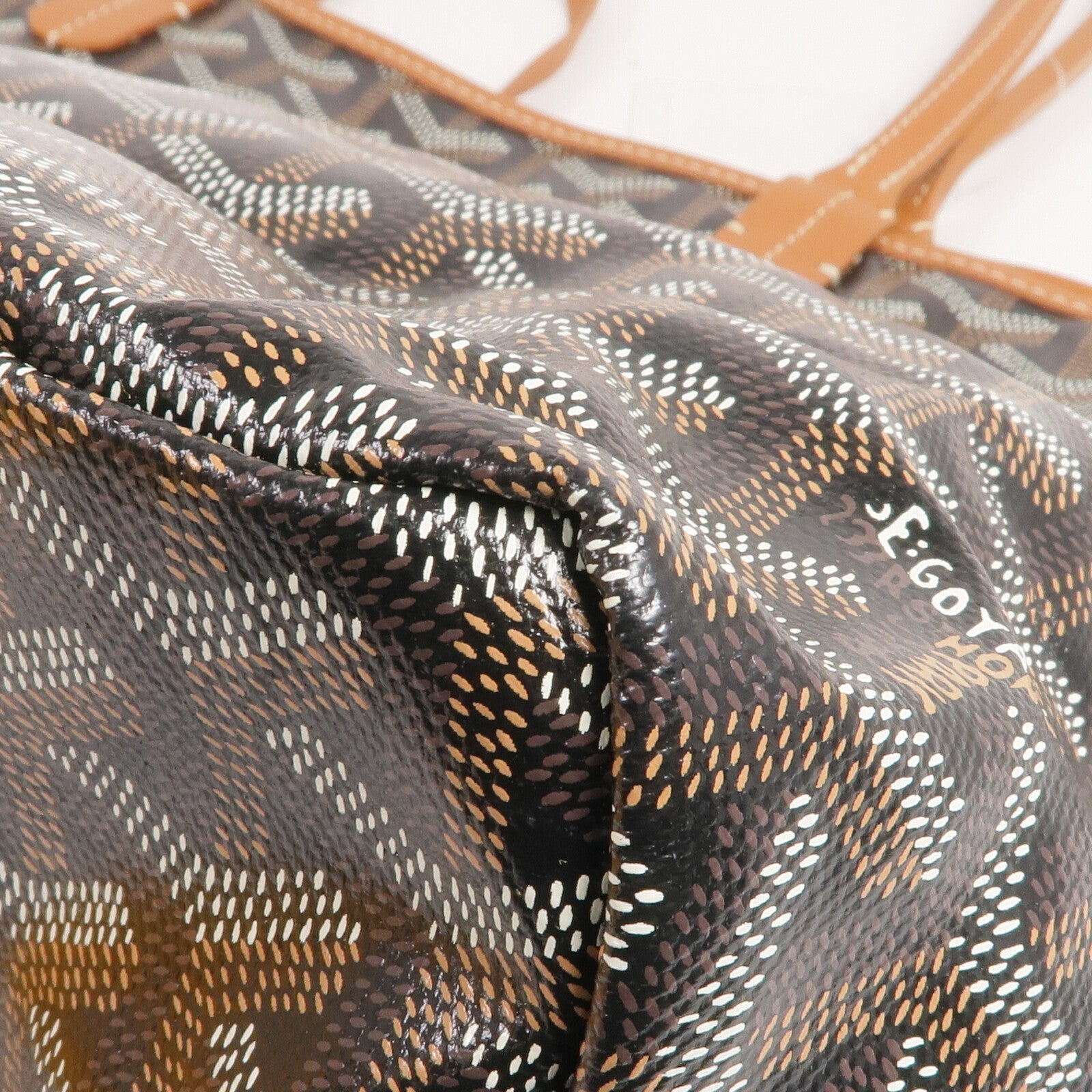 GOYARD 塗層帆布Saint Louis PM銀扣手挽袋