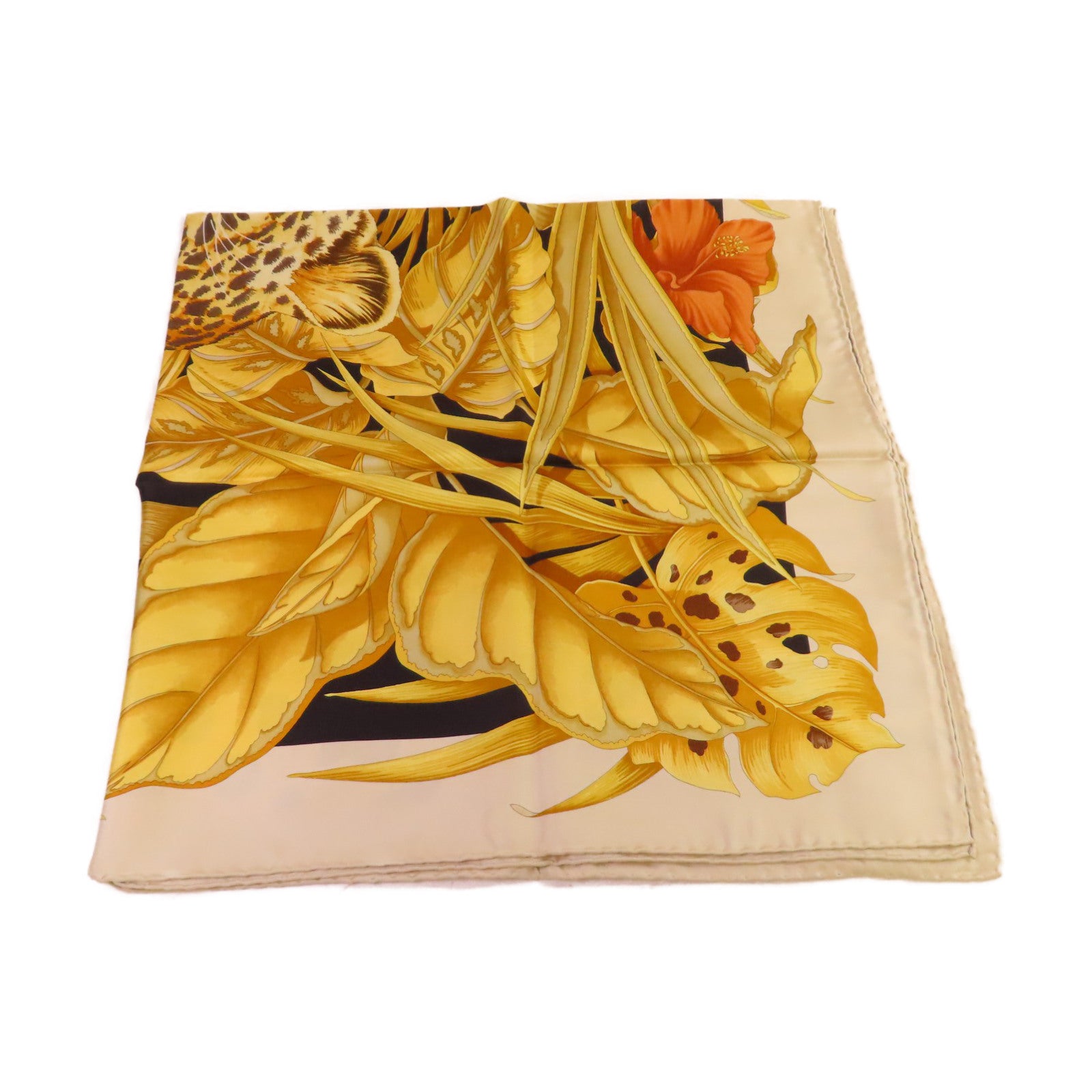 Salvatore Ferragamo 絲質Scarf絲巾啡色/金色/黑色/彩色