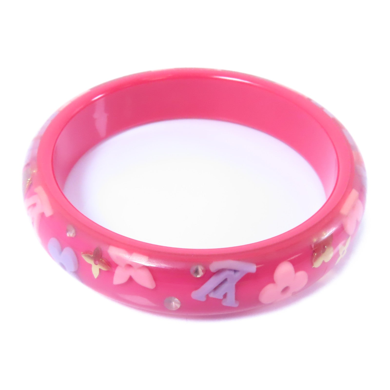 LOUIS VUITTON PVC Bracelet/Bangle手鐲粉紅色