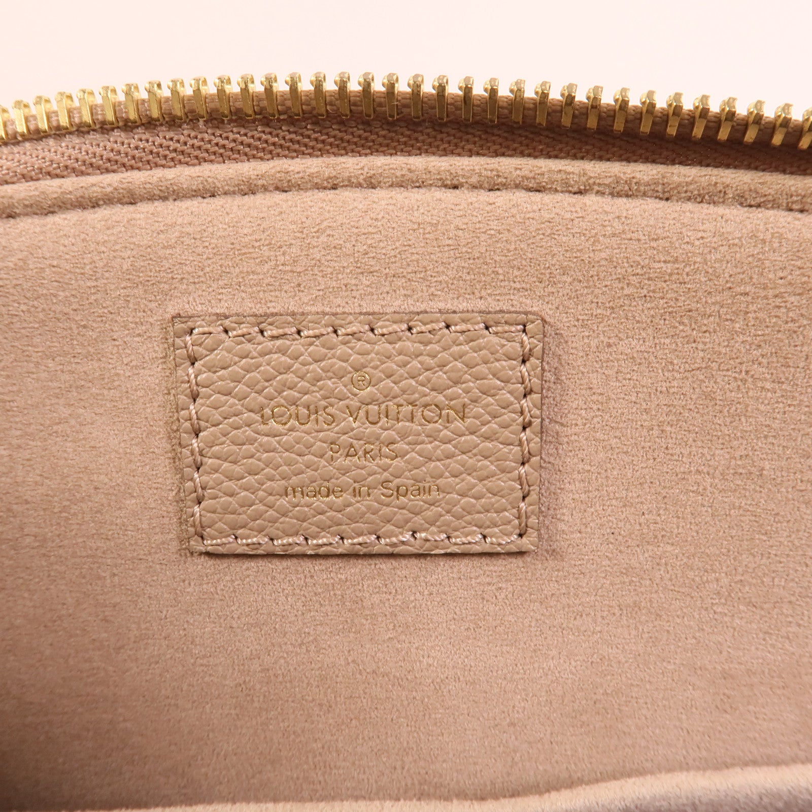 LOUIS VUITTON Monogram Empreinte Petit Palais金扣手挽肩背兩用袋
