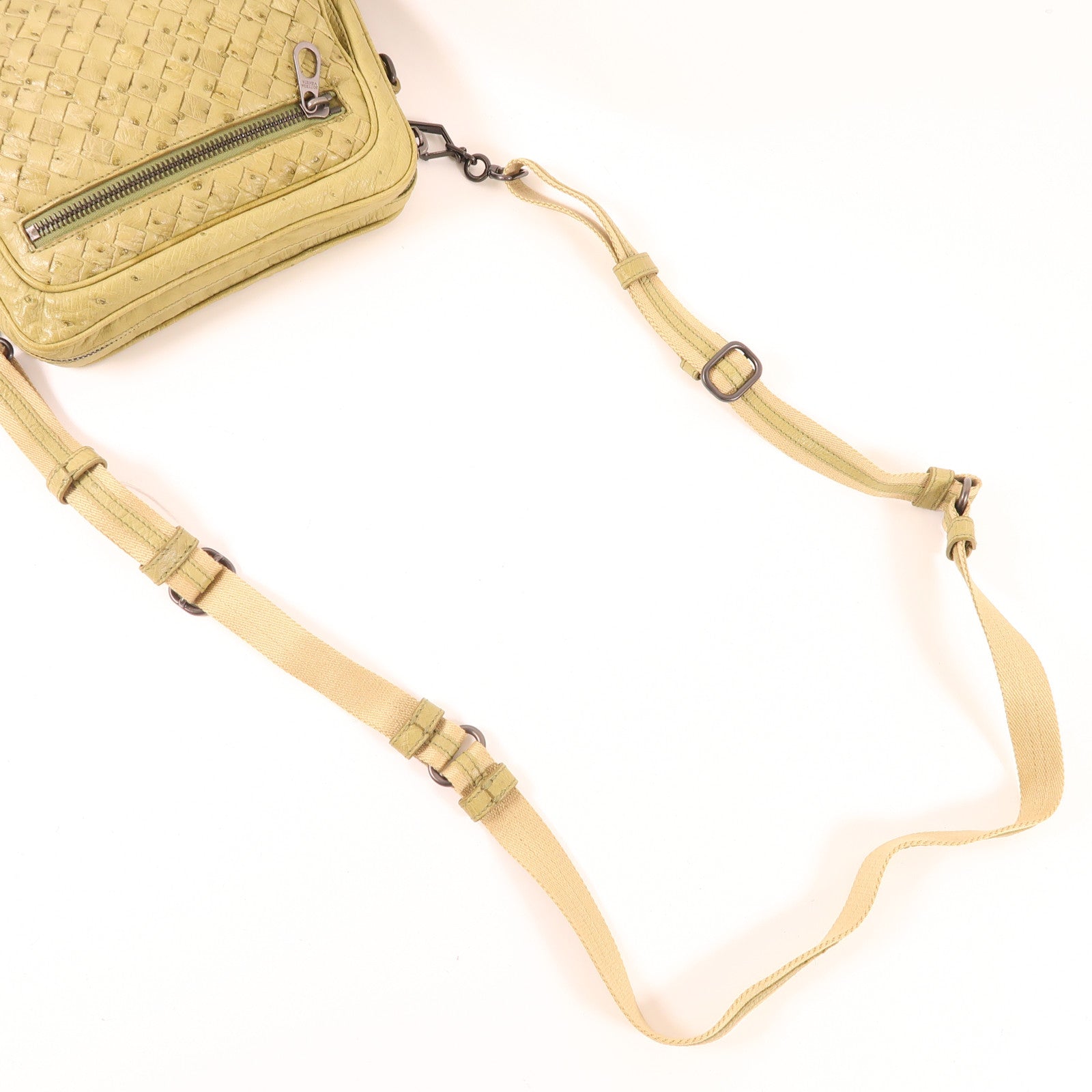 BOTTEGA VENETA 【激減優惠】鴕鳥皮革Shoulder Bag肩背袋