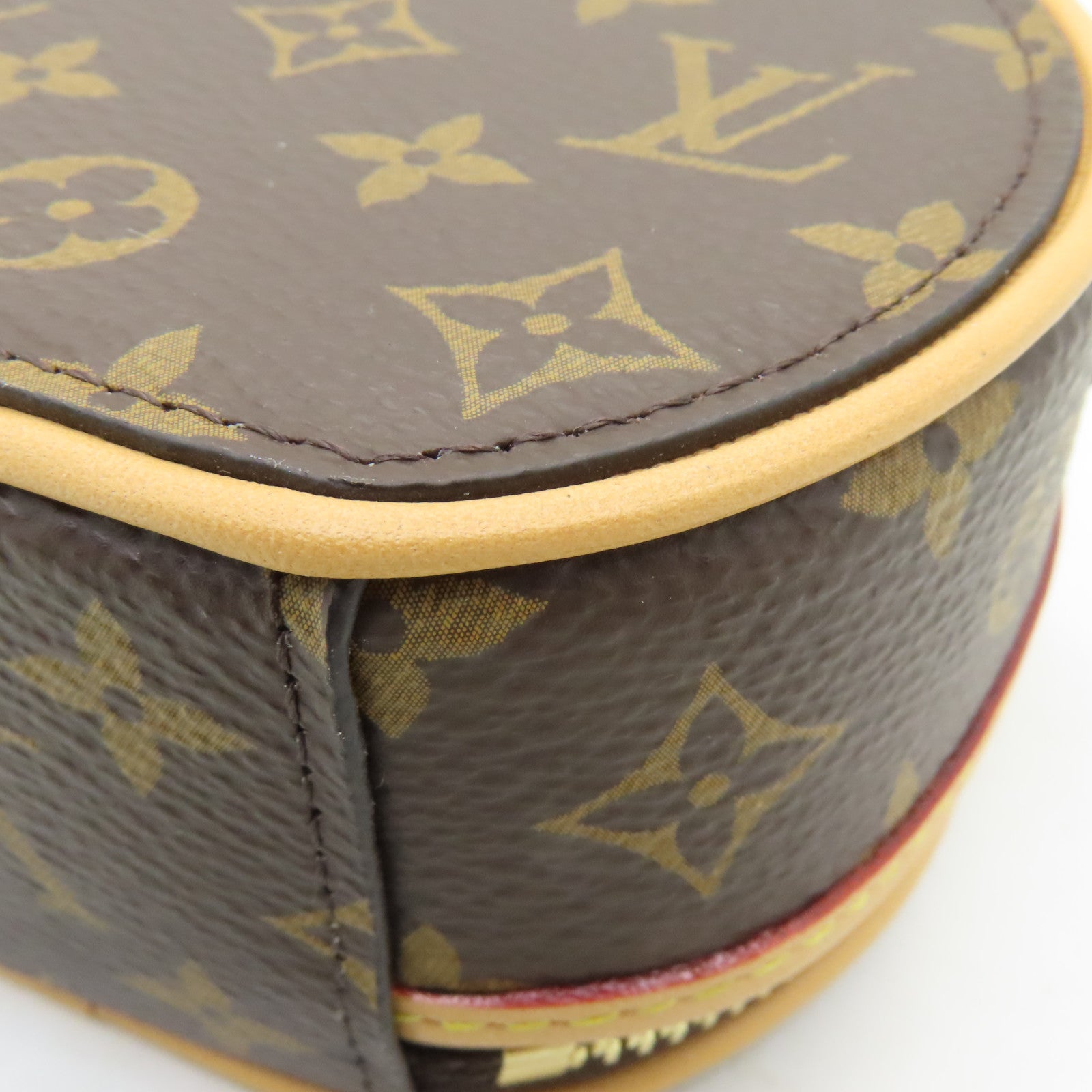 LOUIS VUITTON 【激減優惠】Monogram Boite Chapeau Necklace金扣鏈帶肩背袋棕色