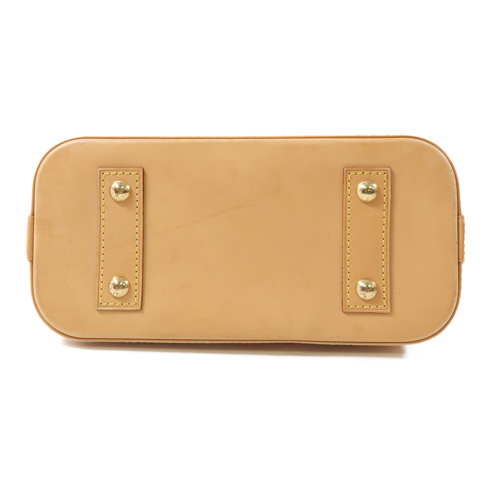 LOUIS VUITTON Monogram Alma BB金扣手挽肩背兩用袋棕色