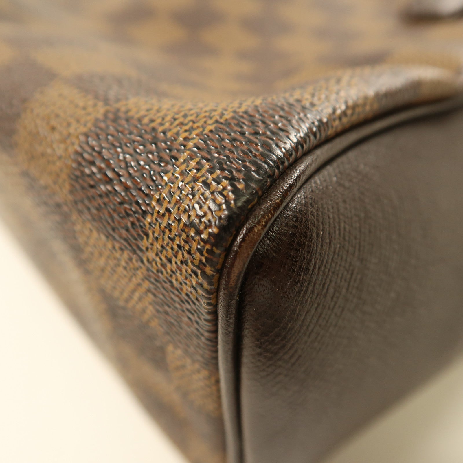 LOUIS VUITTON 【激減優惠】Damier Brera金扣手挽袋啡色