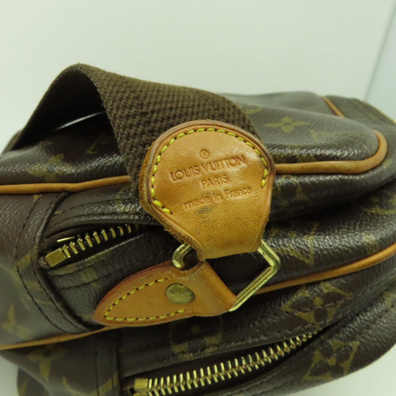 LOUIS VUITTON 【激減優惠】Monogram Reporter PM金扣肩背袋啡色
