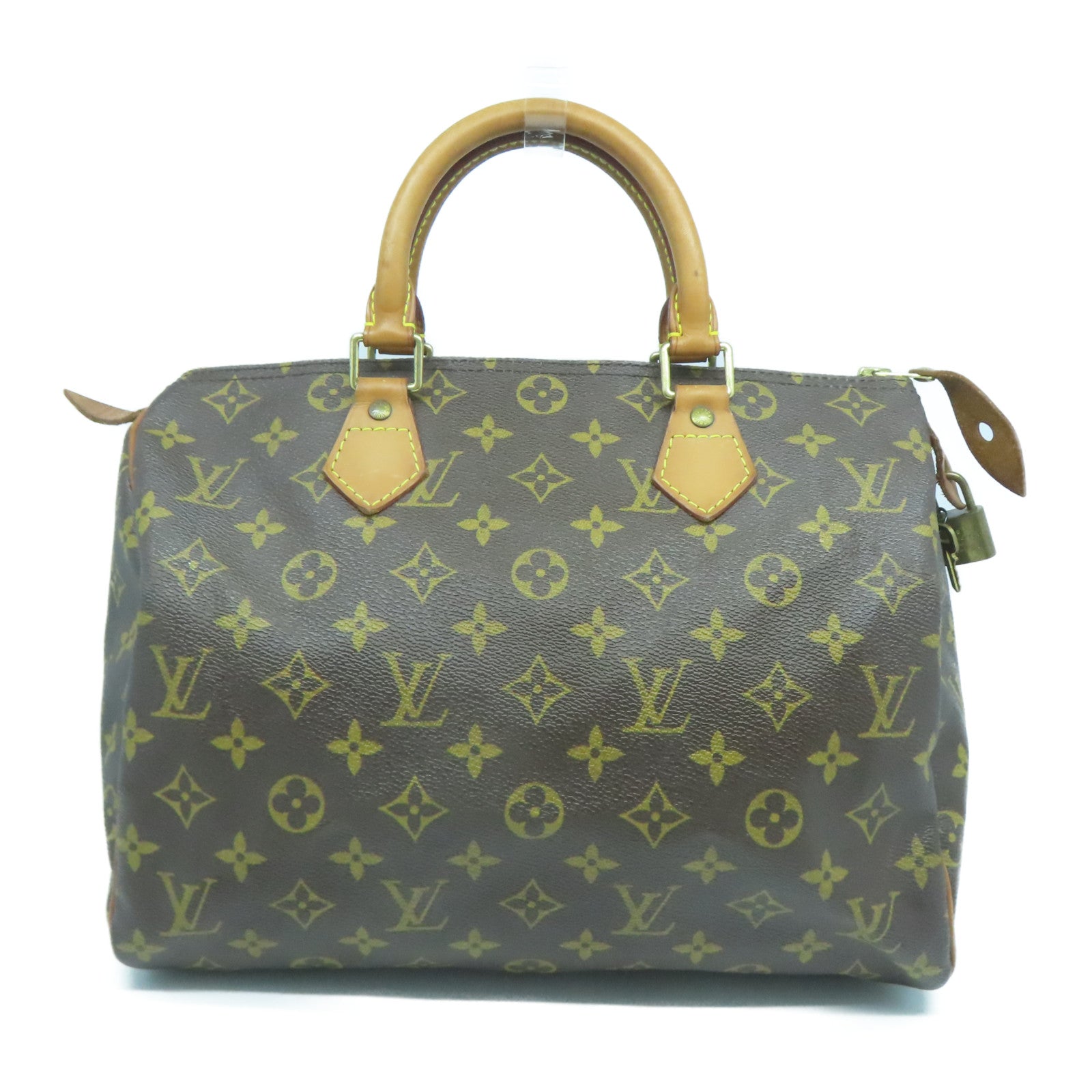 LOUIS VUITTON 【激減優惠】Monogram Speedy 30金扣手挽袋啡色