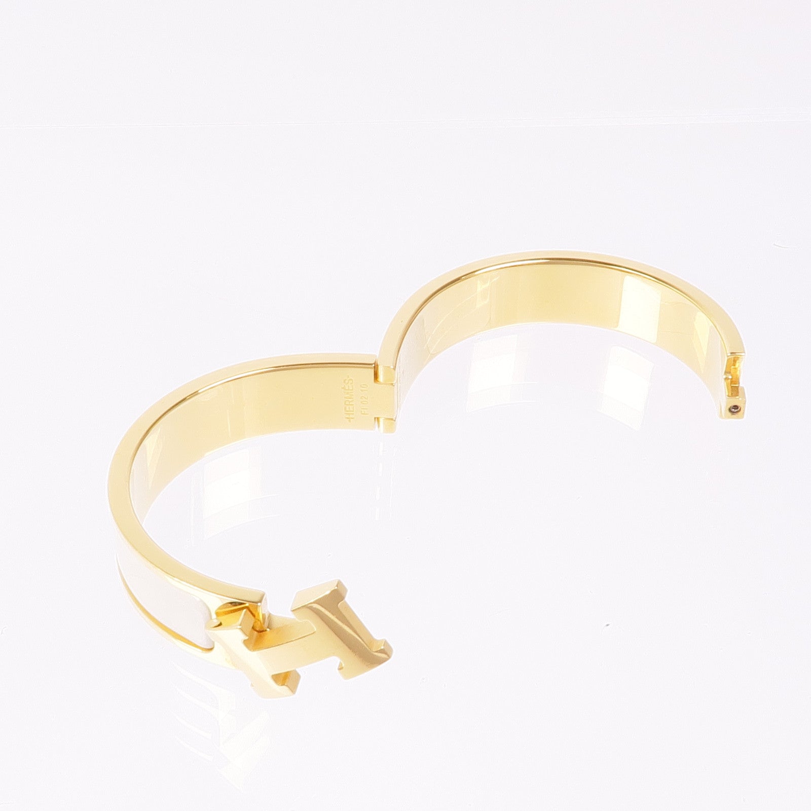 HERMES 琺瑯/金屬Clic H手鐲