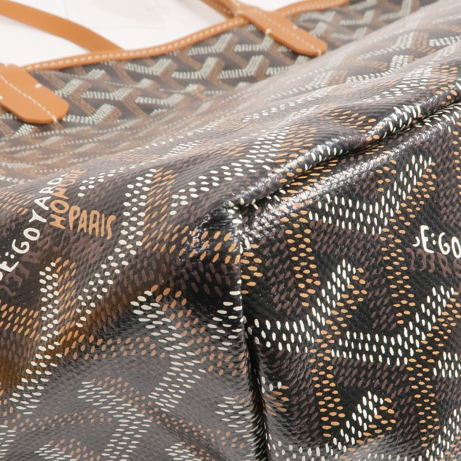 GOYARD 塗層帆布Saint Louis PM銀扣手挽袋