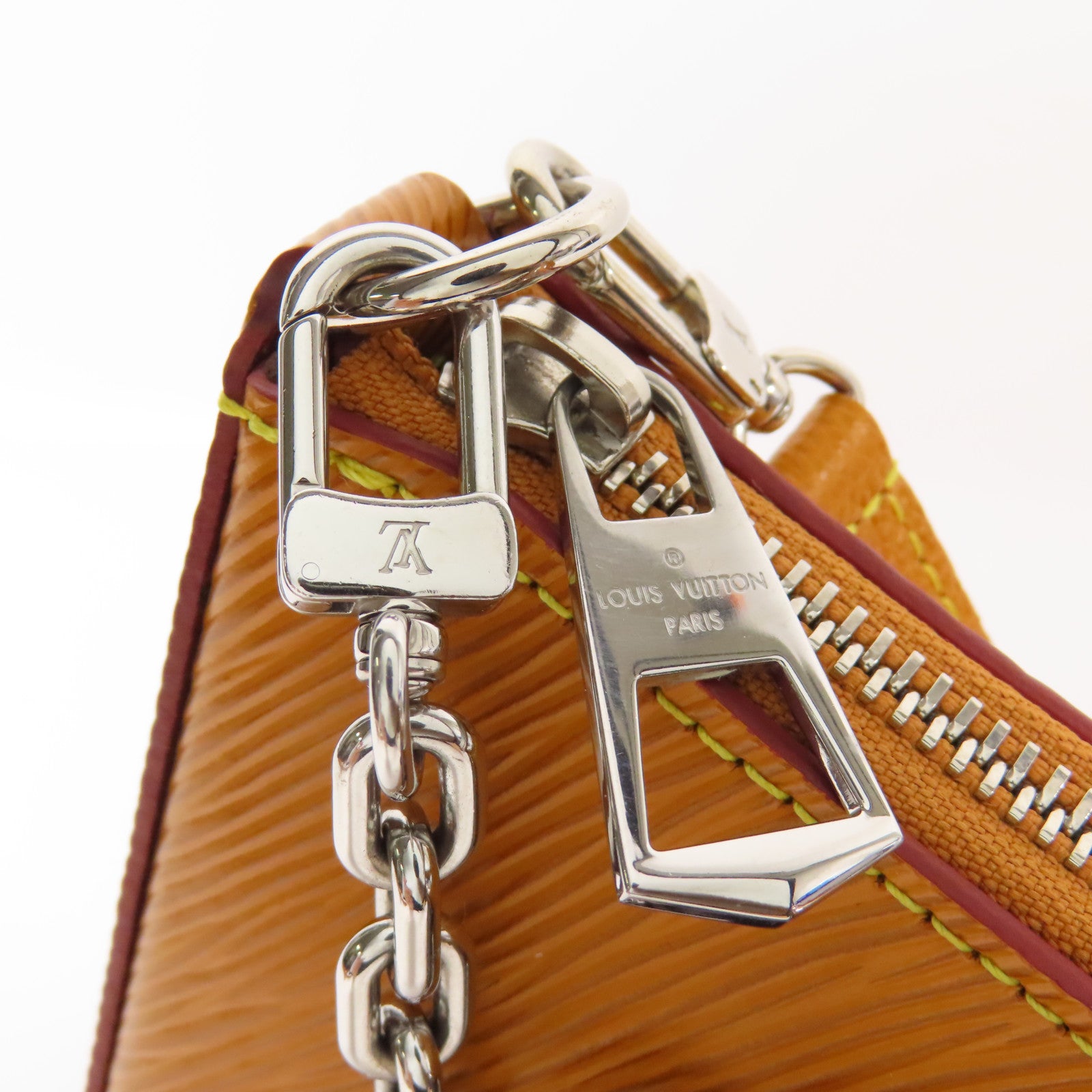 LOUIS VUITTON Epi Marelle銀扣手挽肩背兩用袋