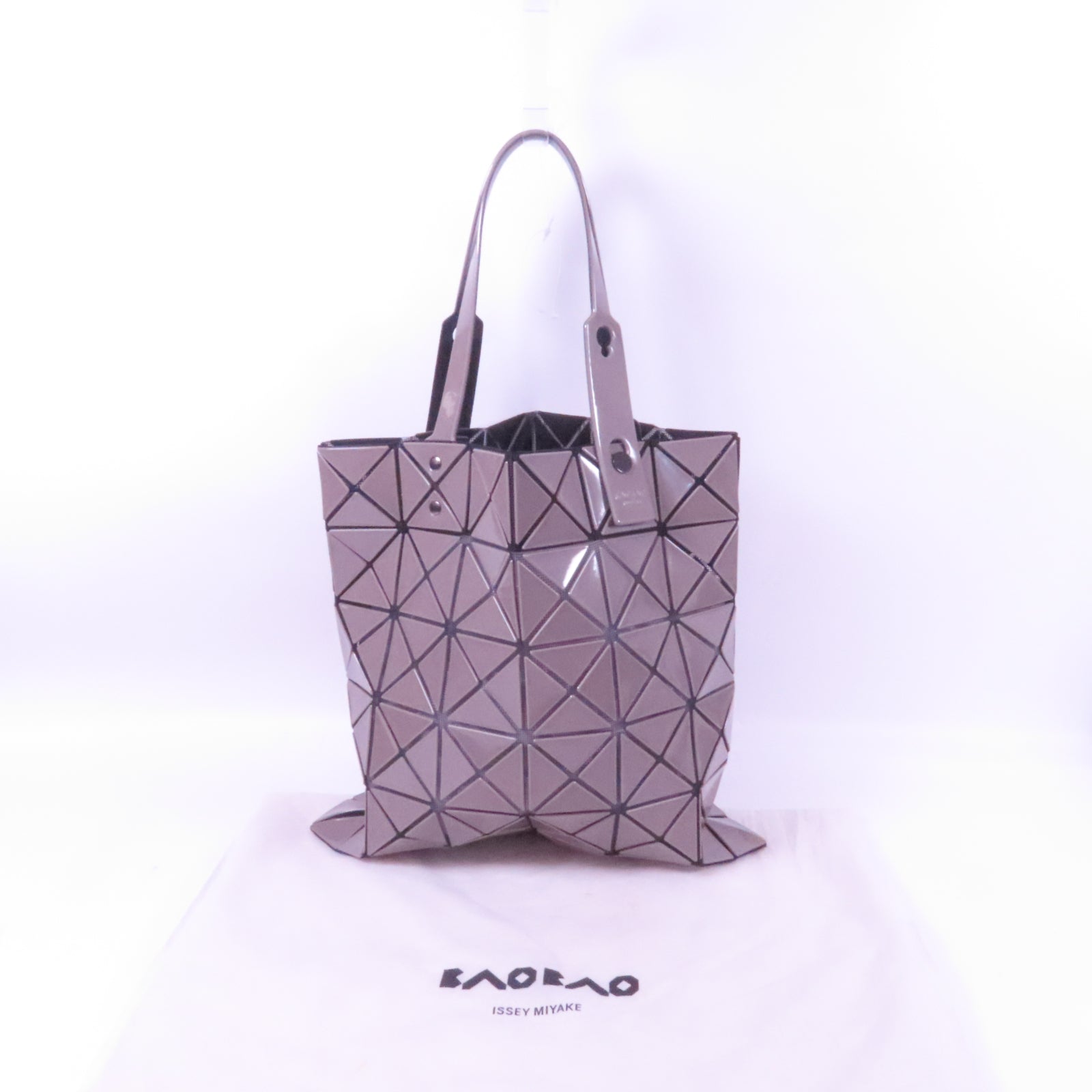 BAO BAO ISSEYMIYAKE PVC Tote Bag肩背袋灰色