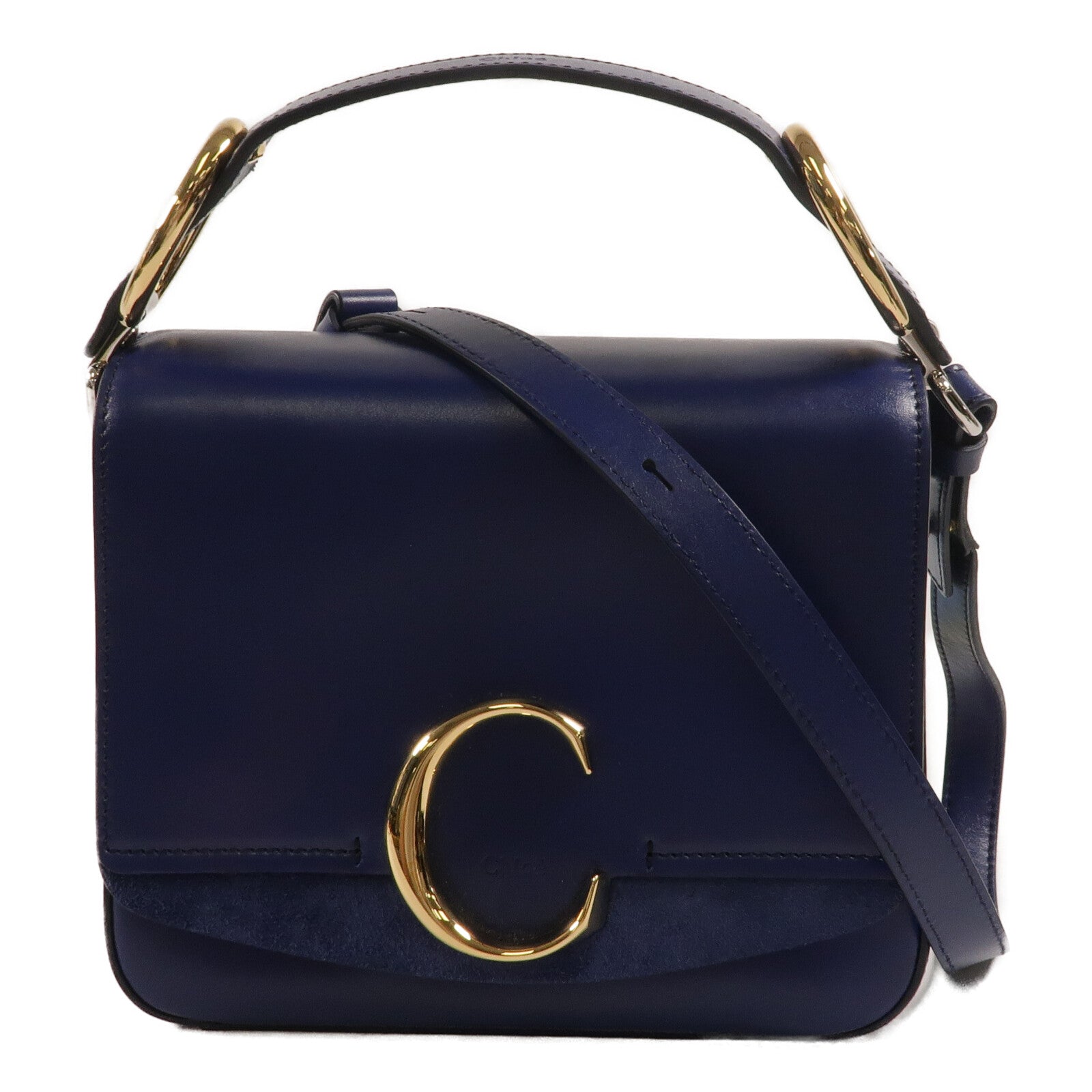 Chloe 牛皮皮革Chloe C手挽肩背兩用袋