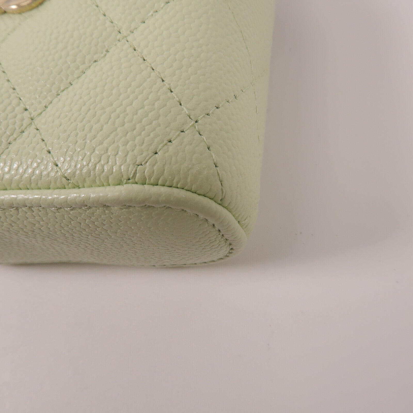 CHANEL 牛皮皮革Chain Shoulder鏈帶手挽肩背兩用袋