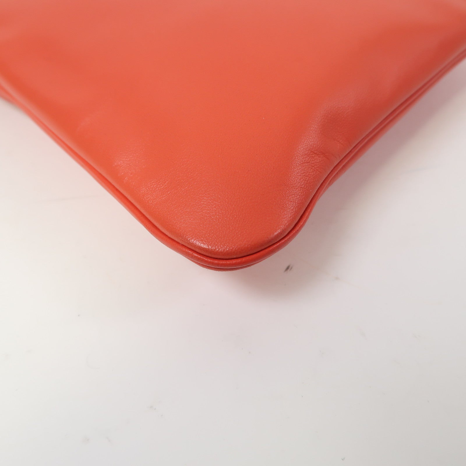 HERMES Swift皮革Aline Mini銀扣肩背袋印度紅色