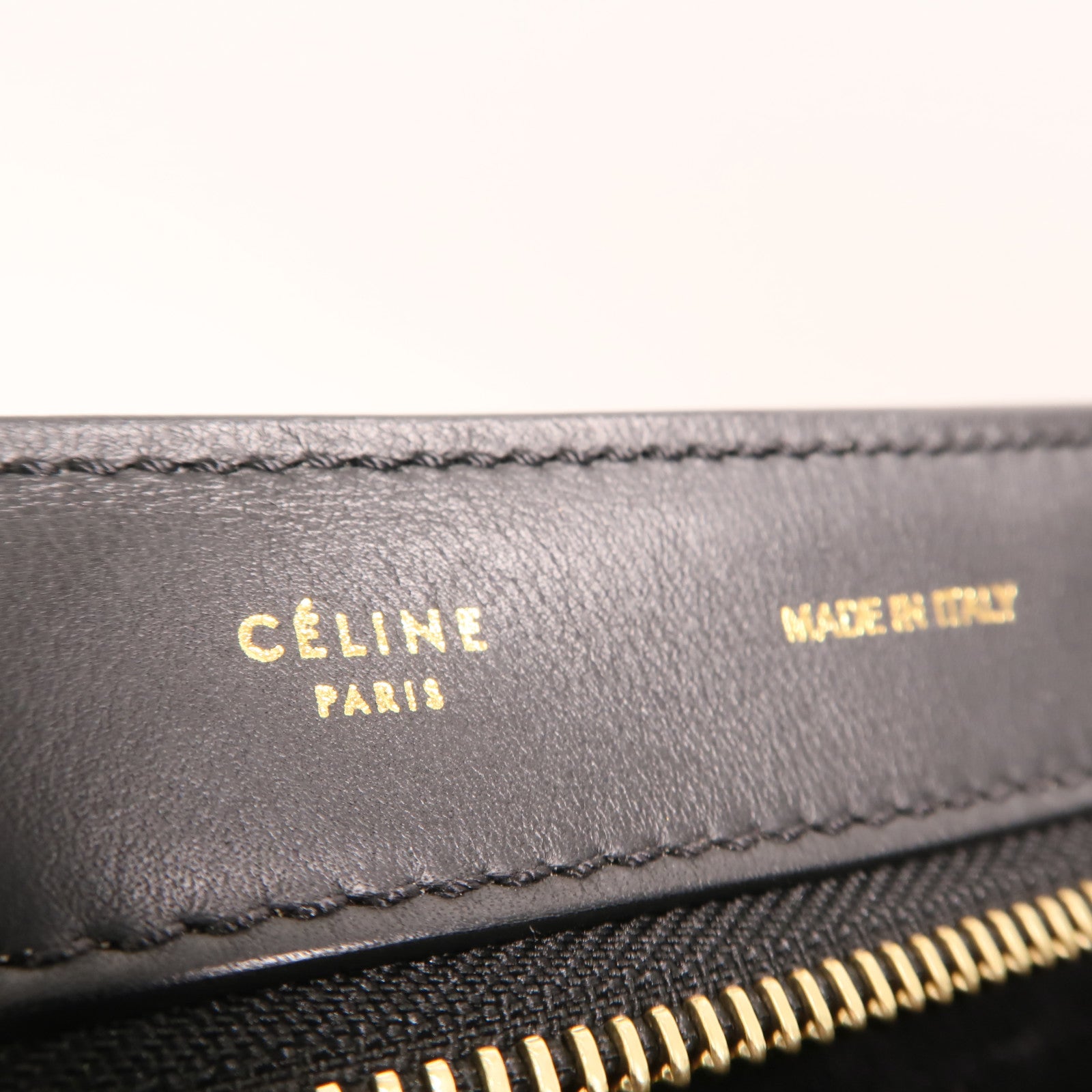 CELINE 牛皮皮革Trapeze金扣手挽肩背兩用袋