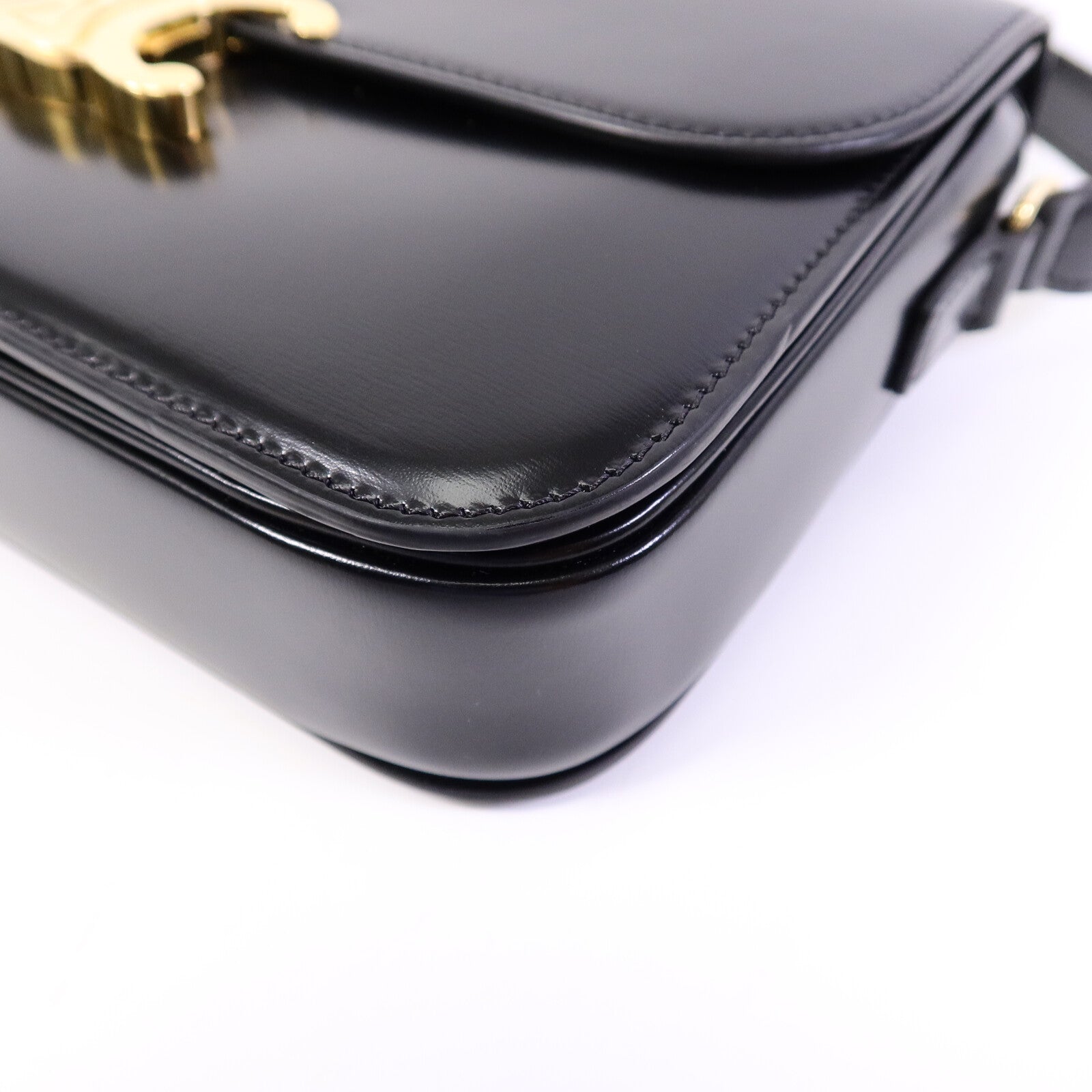 CELINE 牛皮皮革Classique Triomphe肩背袋