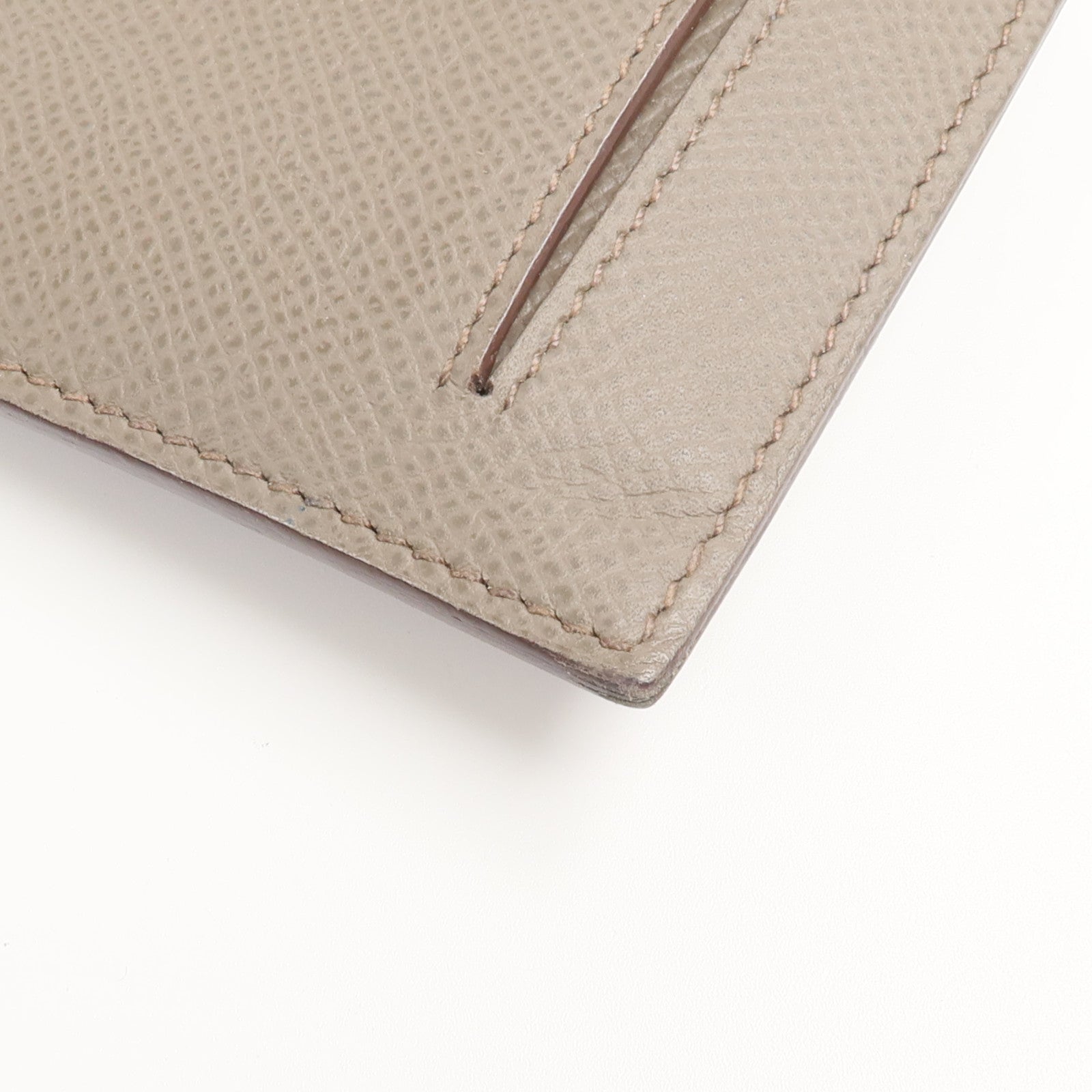 HERMES Epsom皮革Kelly Pocket零錢包Etoupe