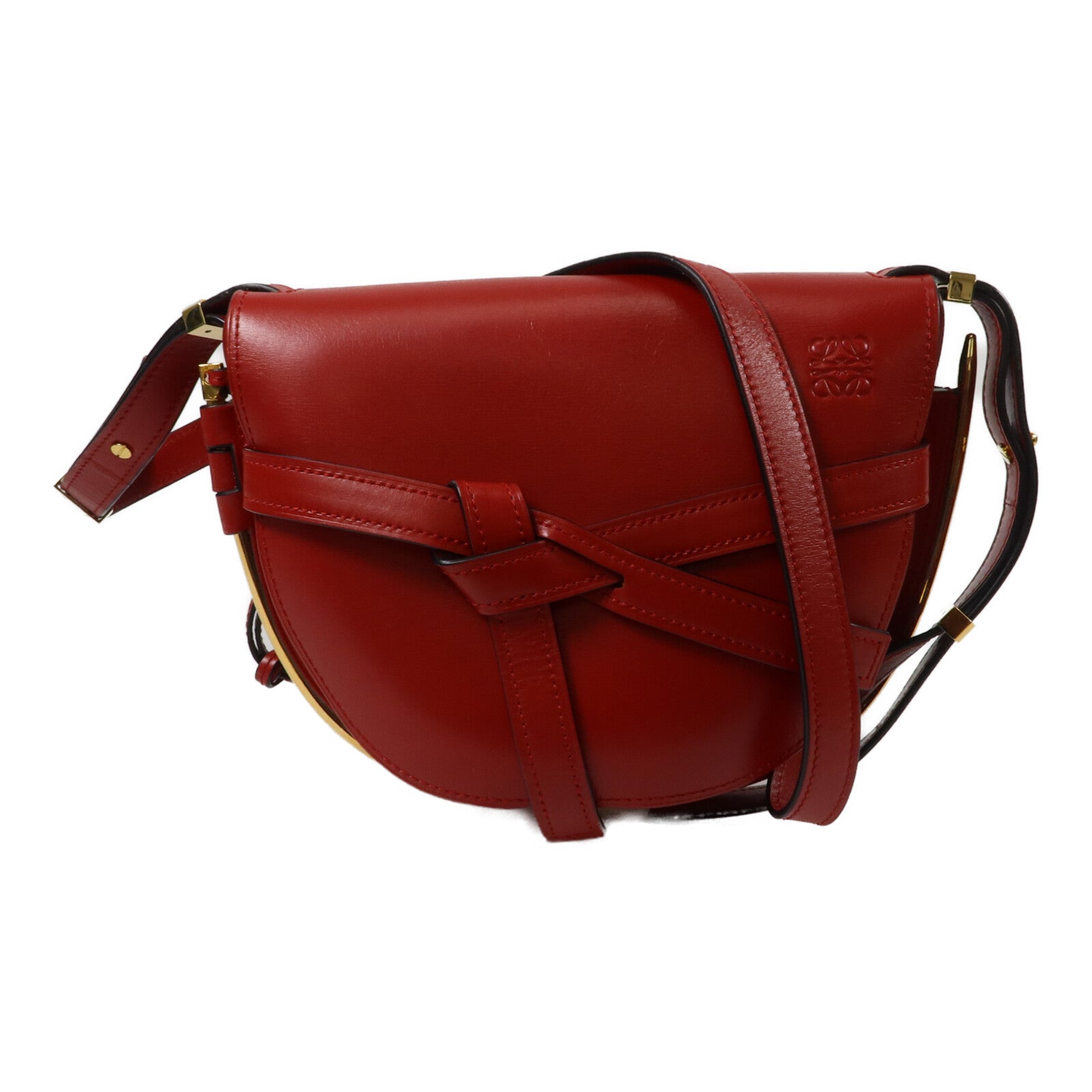 LOEWE 牛皮皮革Gate Small肩背袋
