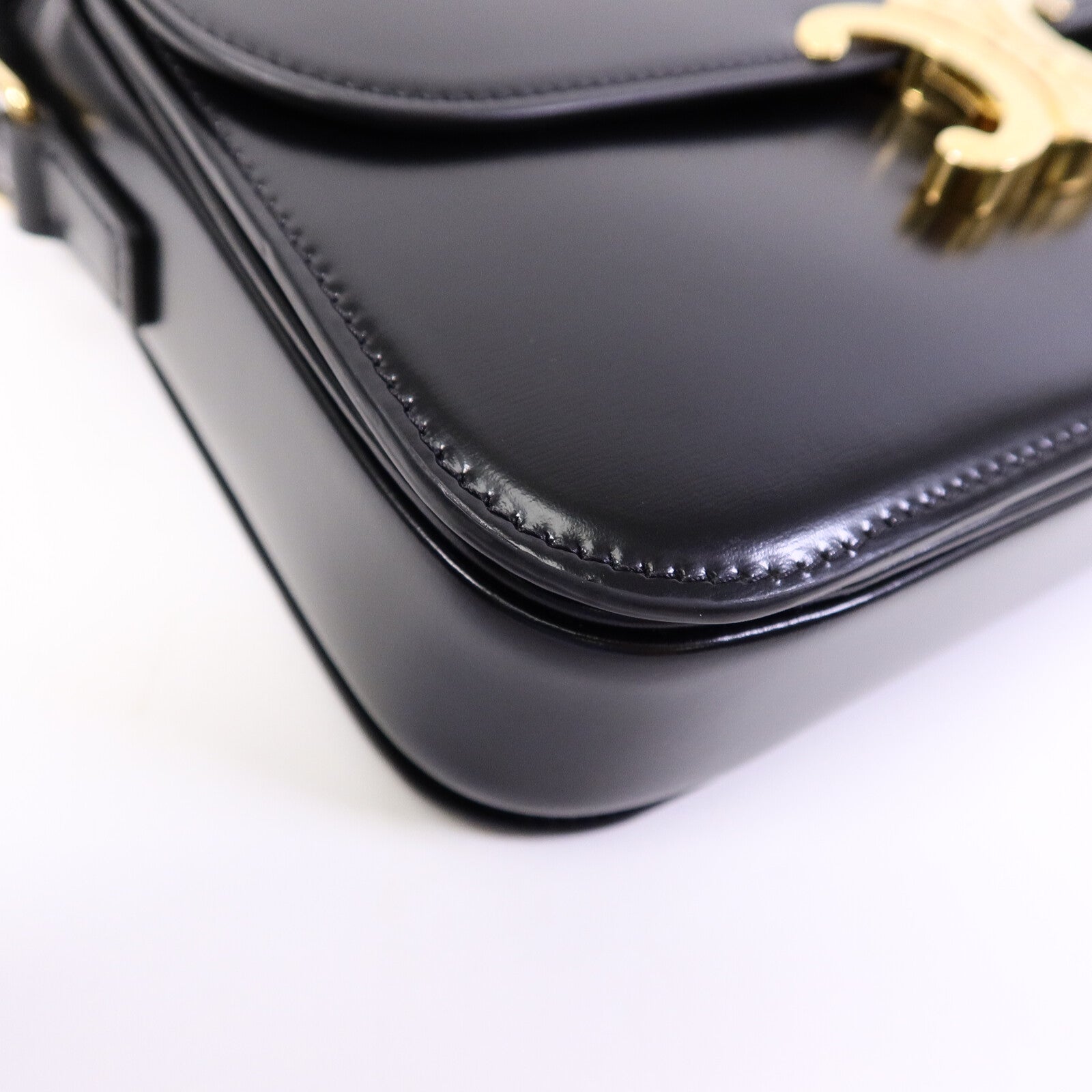 CELINE 牛皮皮革Classique Triomphe肩背袋