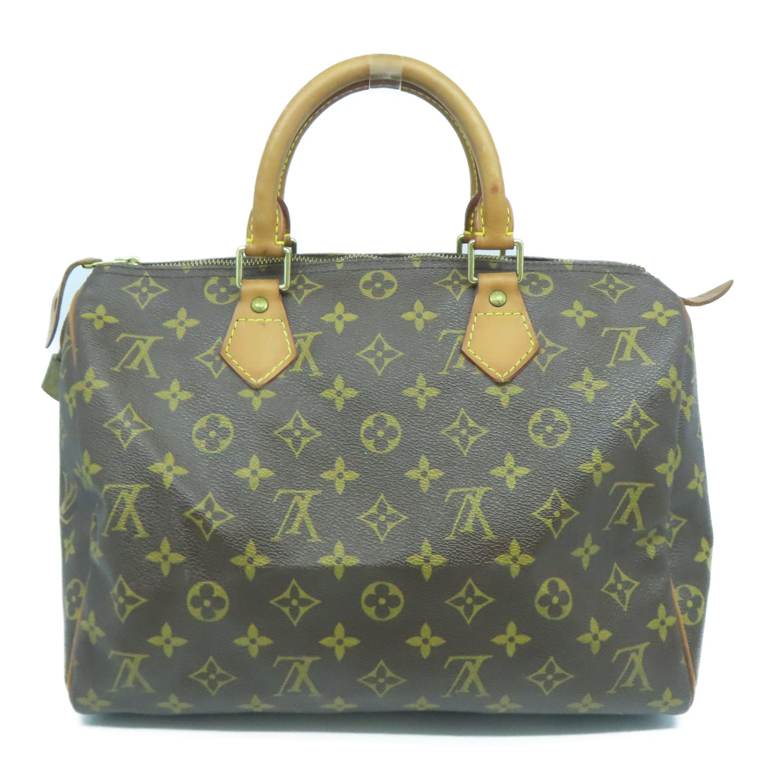 LOUIS VUITTON 【激減優惠】Monogram Speedy 30金扣手挽袋啡色