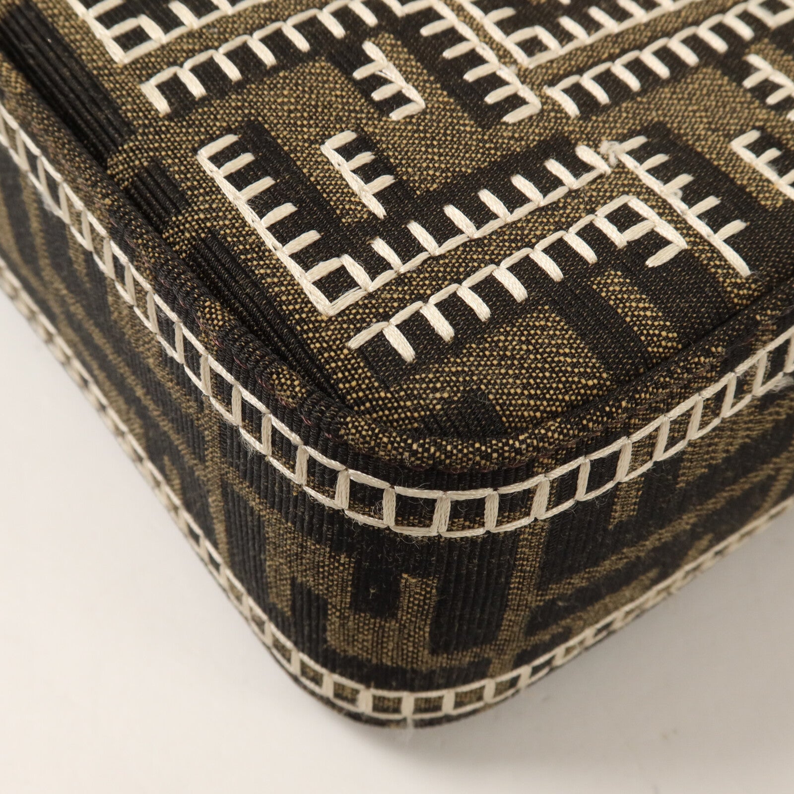 FENDI 帆布Baguette Bag手挽肩背兩用袋
