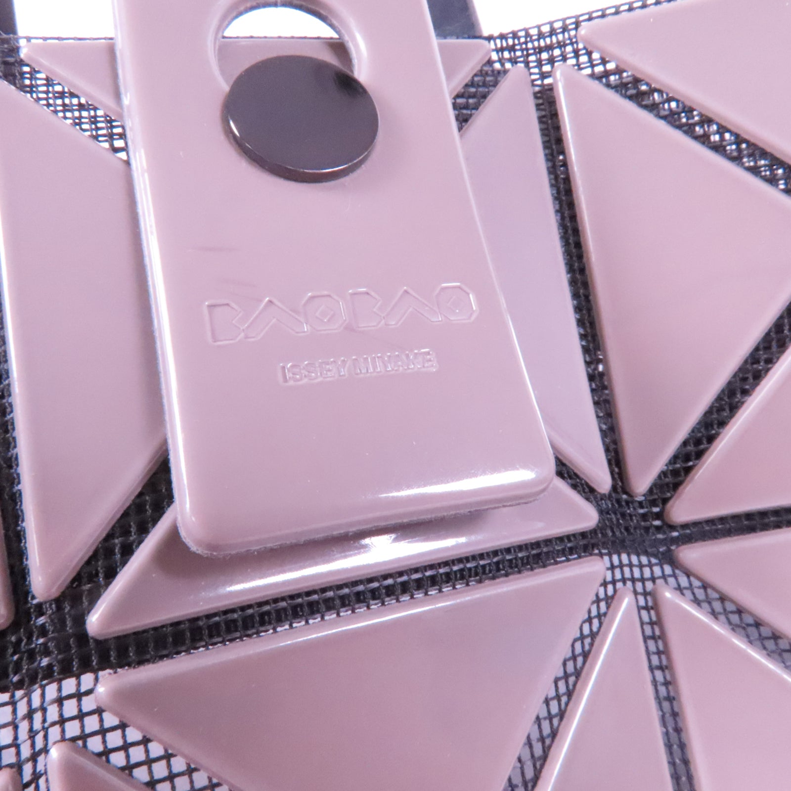 BAO BAO ISSEYMIYAKE PVC Tote Bag肩背袋灰色