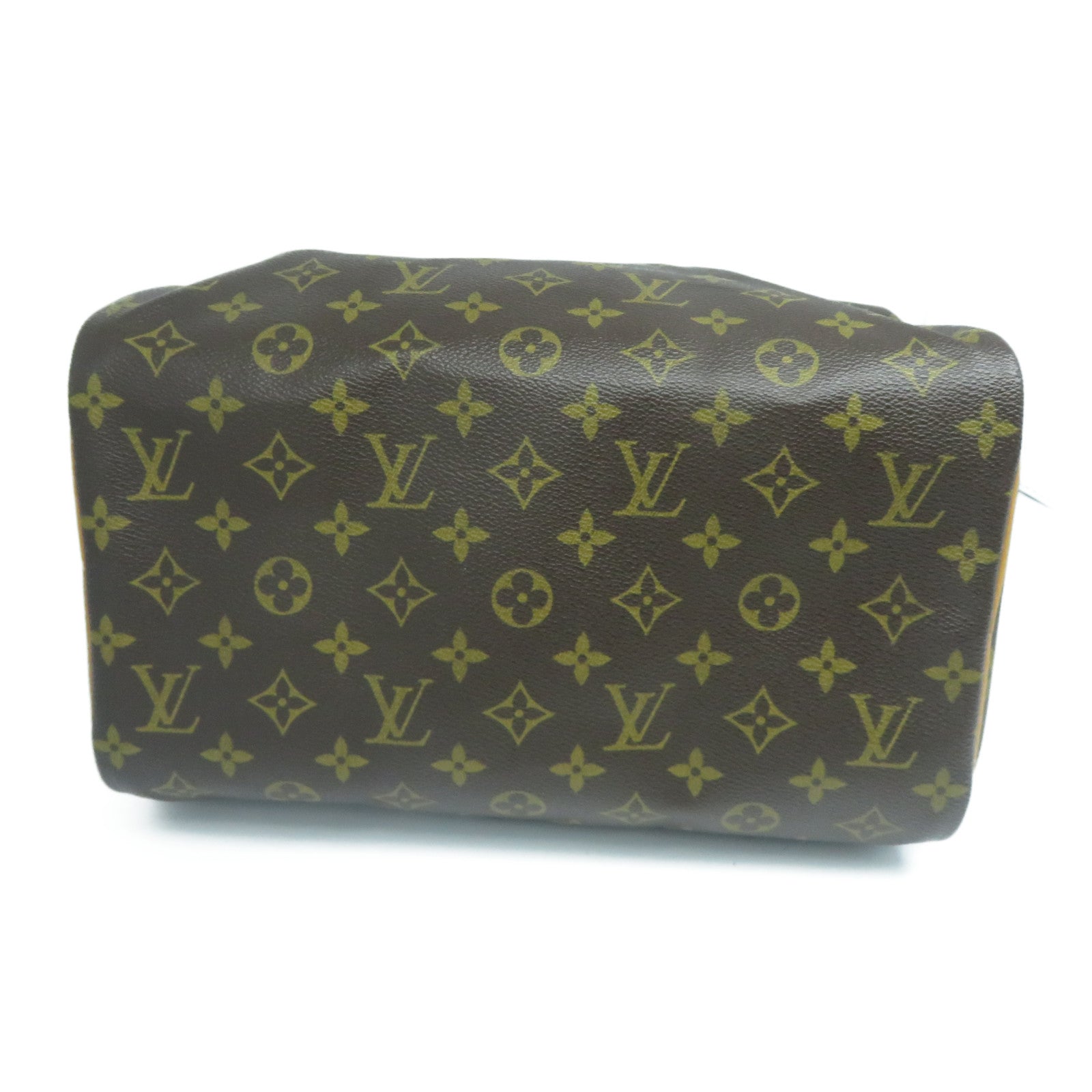 LOUIS VUITTON 【清倉大減價】Monogram Speedy 30金扣手挽袋啡色