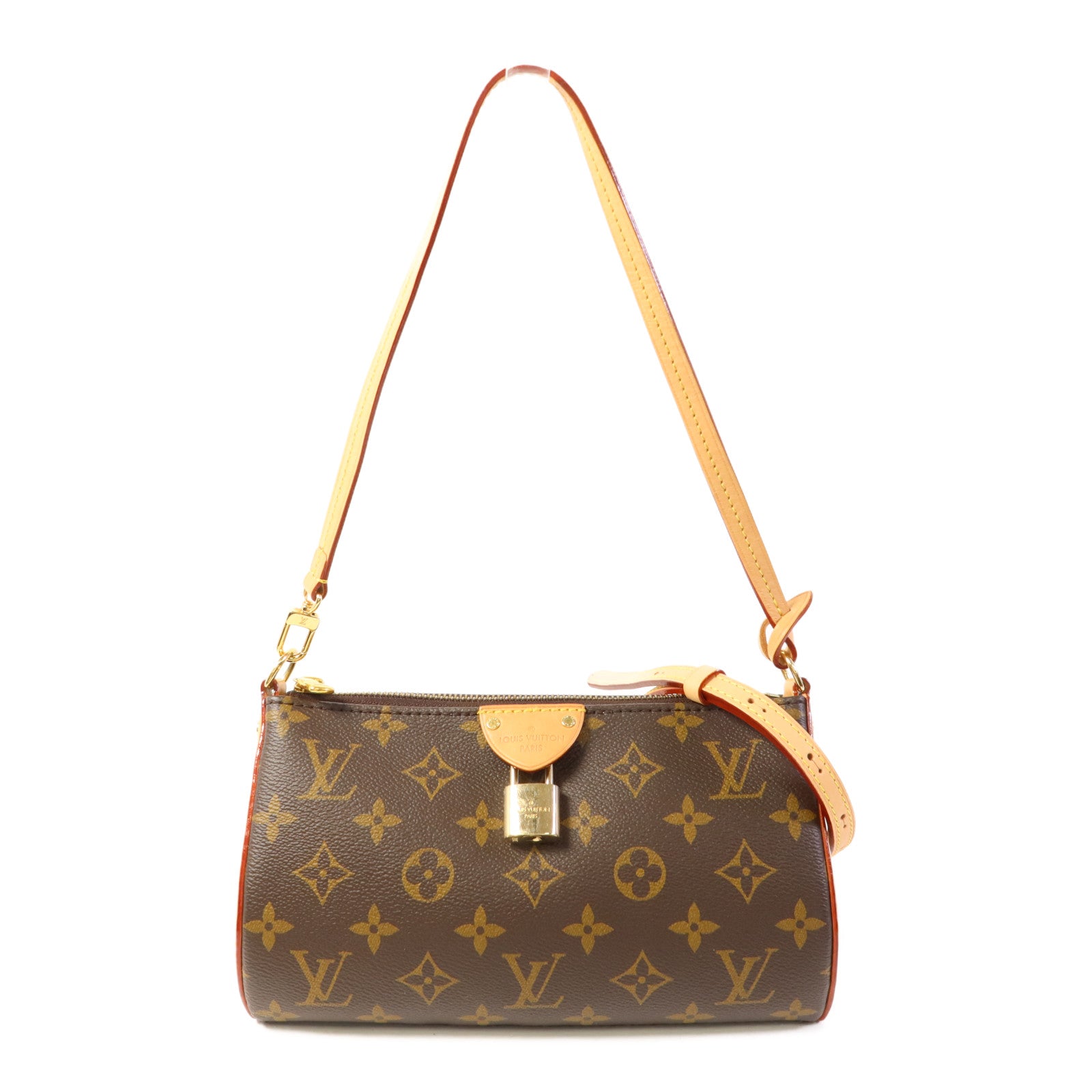 LOUIS VUITTON Monogram Pochette Tirette Bag金扣手挽肩背兩用袋