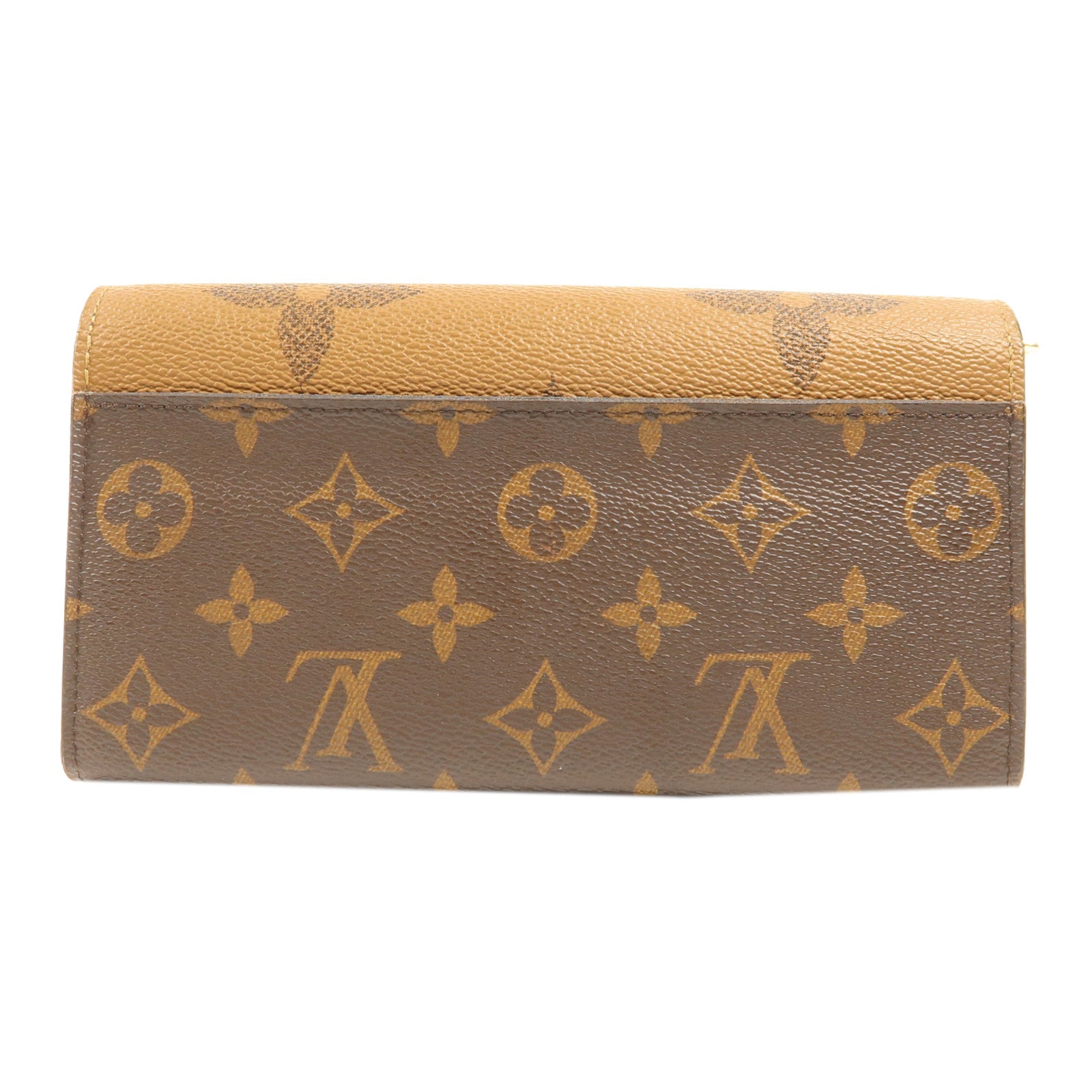 LOUIS VUITTON Monogram Sarah Wallet金扣長錢包