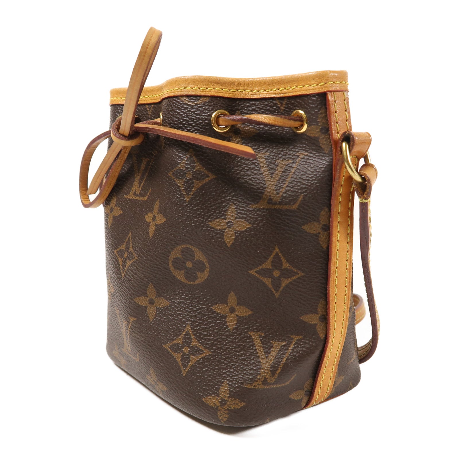 LOUIS VUITTON LV GHW Noe BB Shoulder Bag M40817 Monogram Brown