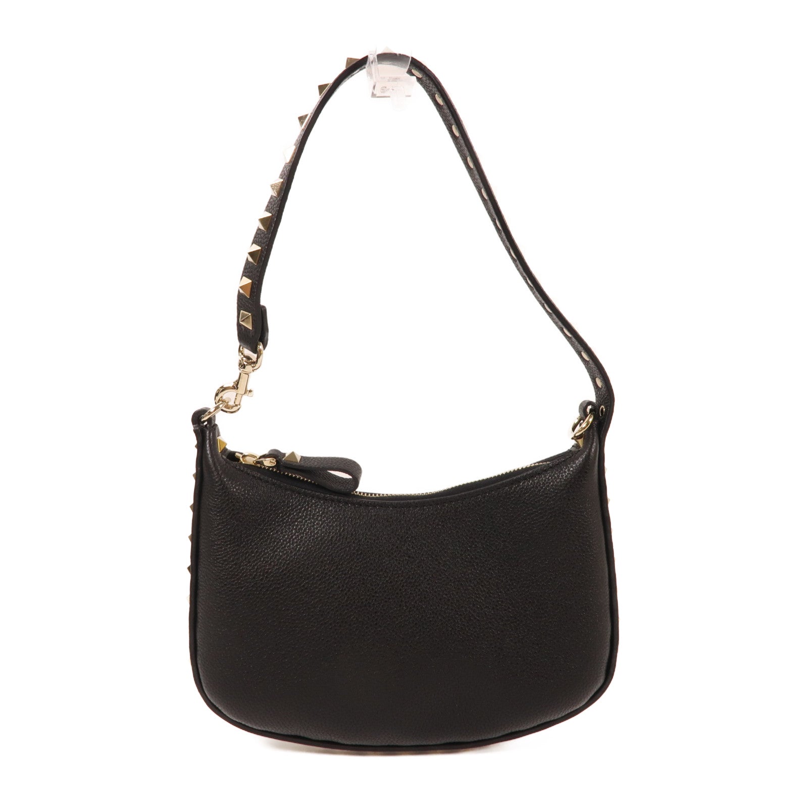 Valentino 牛皮皮革Shoulder Bag金扣肩背袋