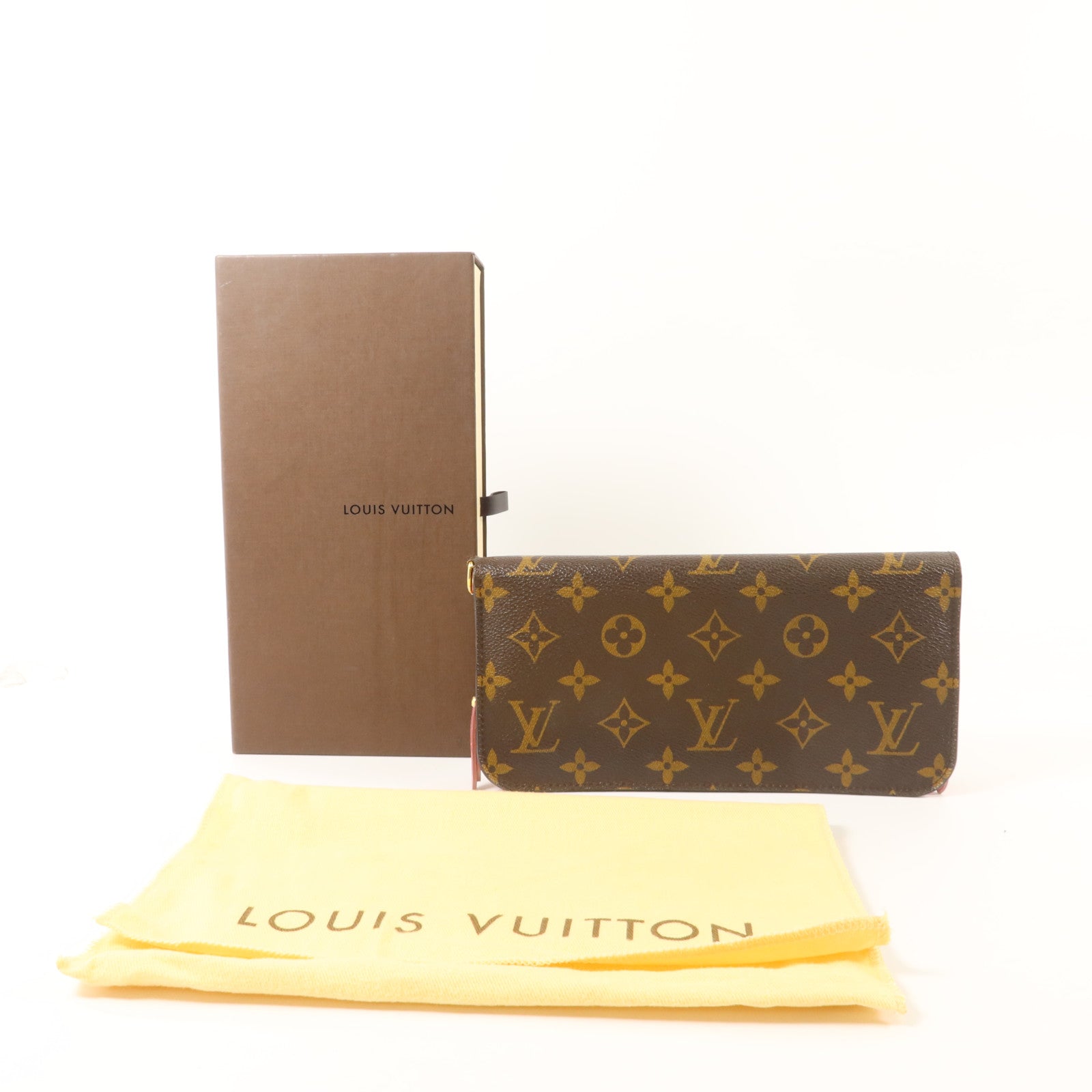 LOUIS VUITTON Monogram Ikat Insolite Long Wallet金扣長錢包