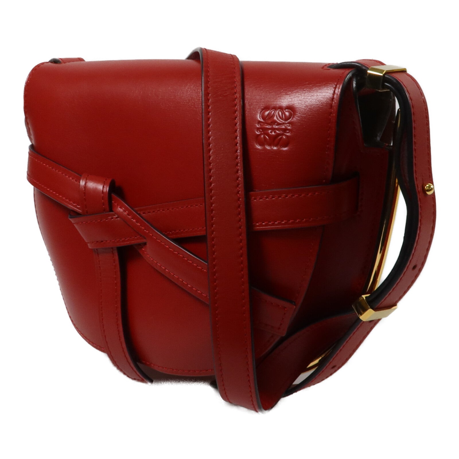 LOEWE 牛皮皮革Gate Small肩背袋