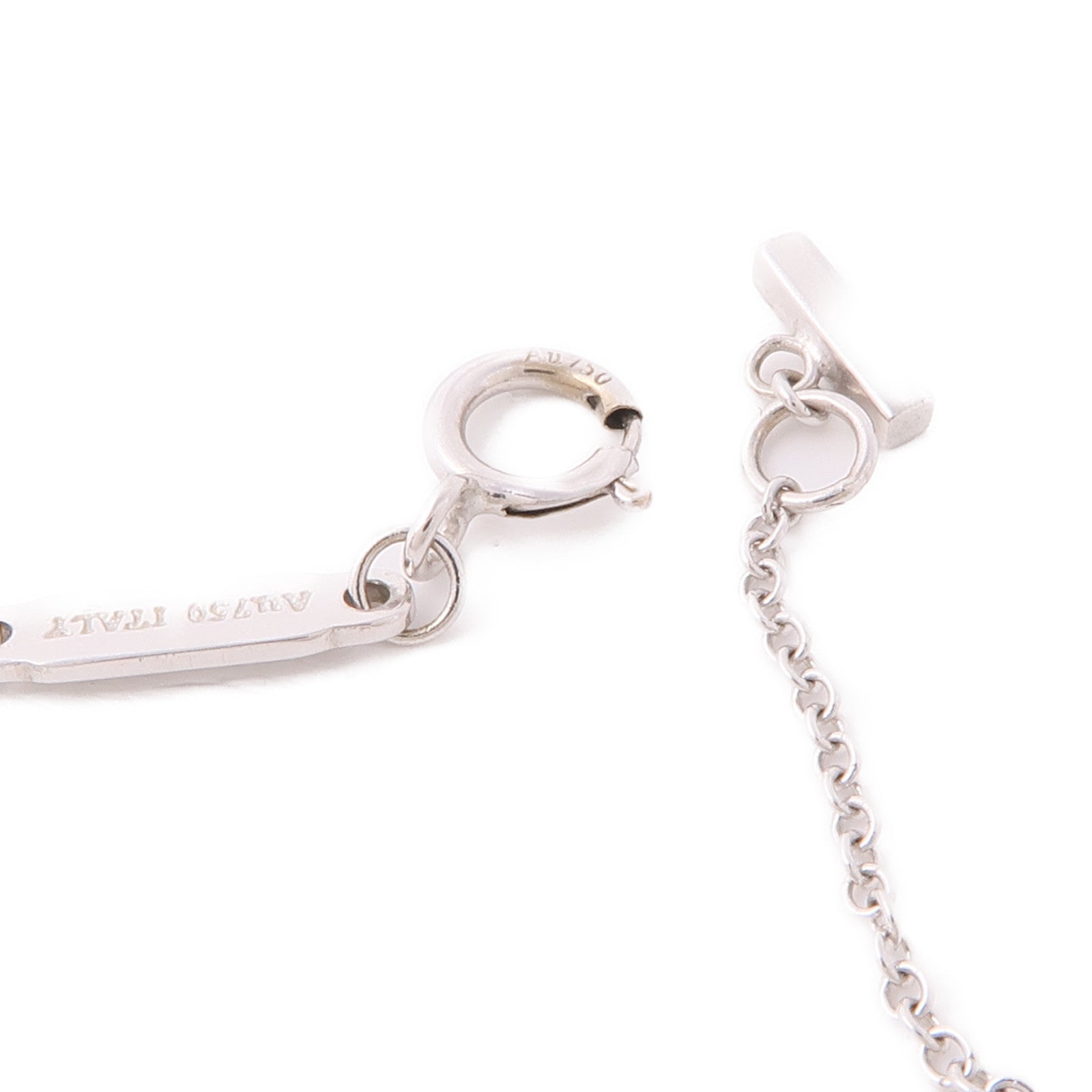 TIFFANY＆CO 【激減優惠】18K白金T Smile Necklace項鍊