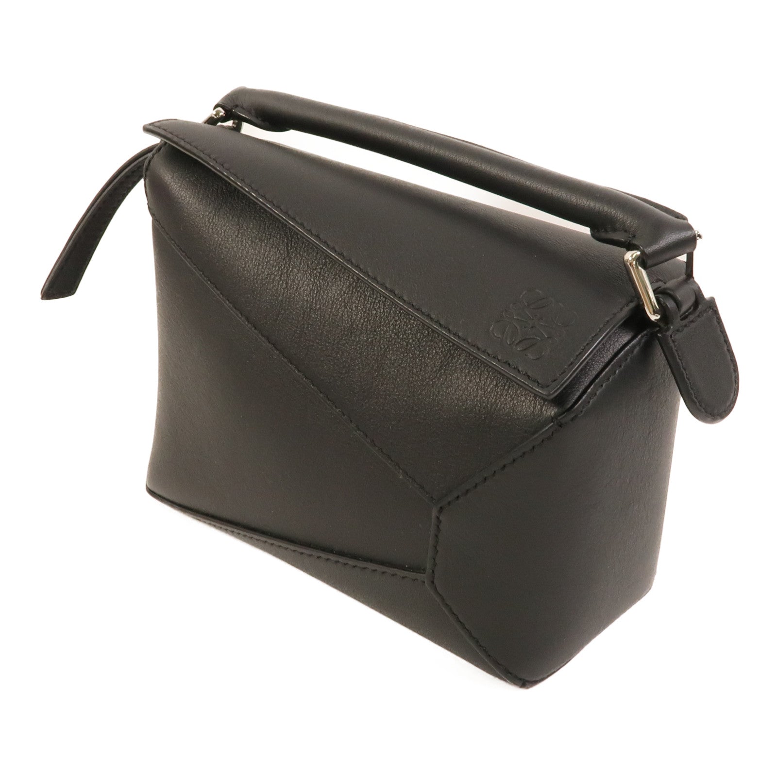 LOEWE 牛皮皮革Mini Puzzle手挽肩背兩用袋