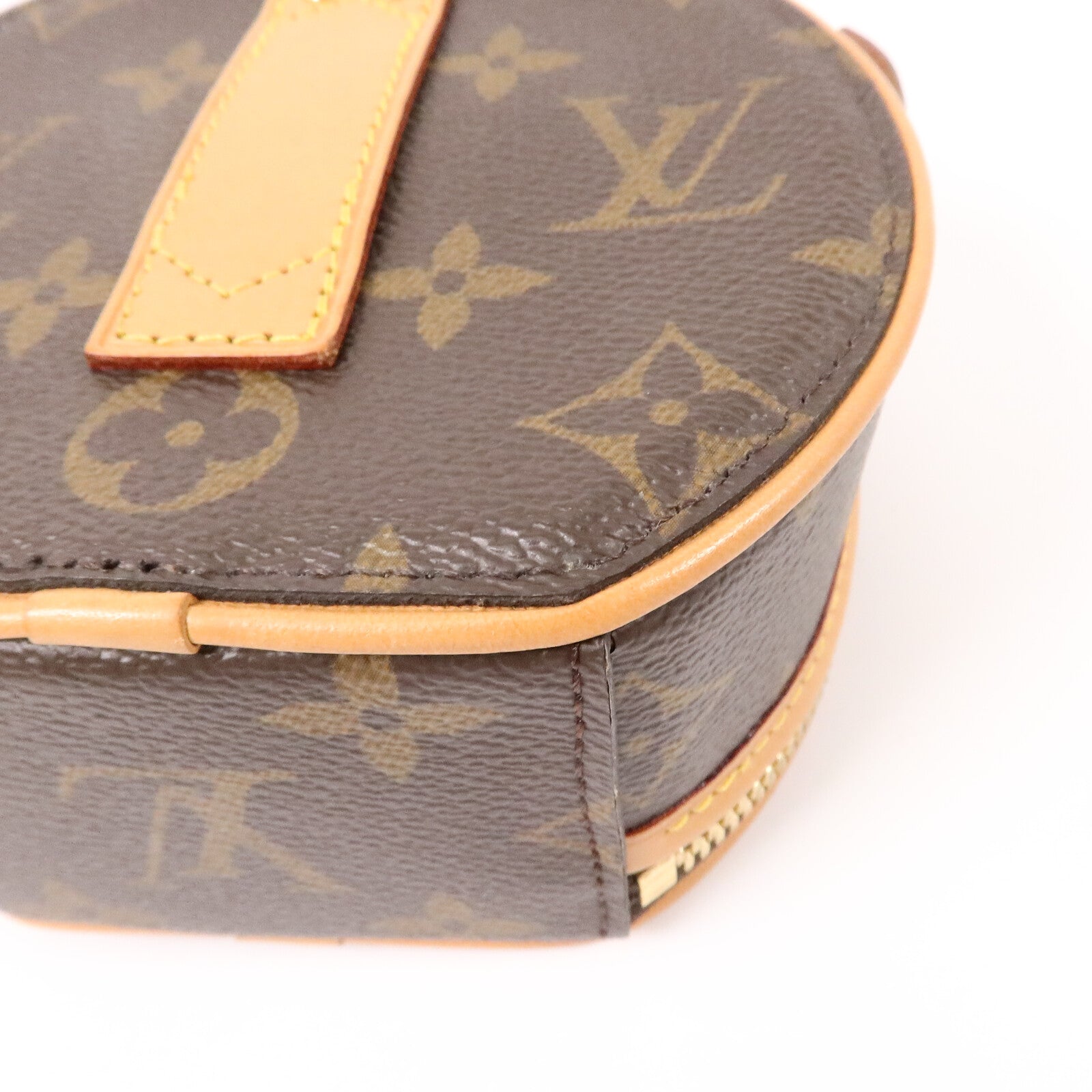 LOUIS VUITTON Monogram Mini Boite Chapeau金扣手挽肩背兩用袋