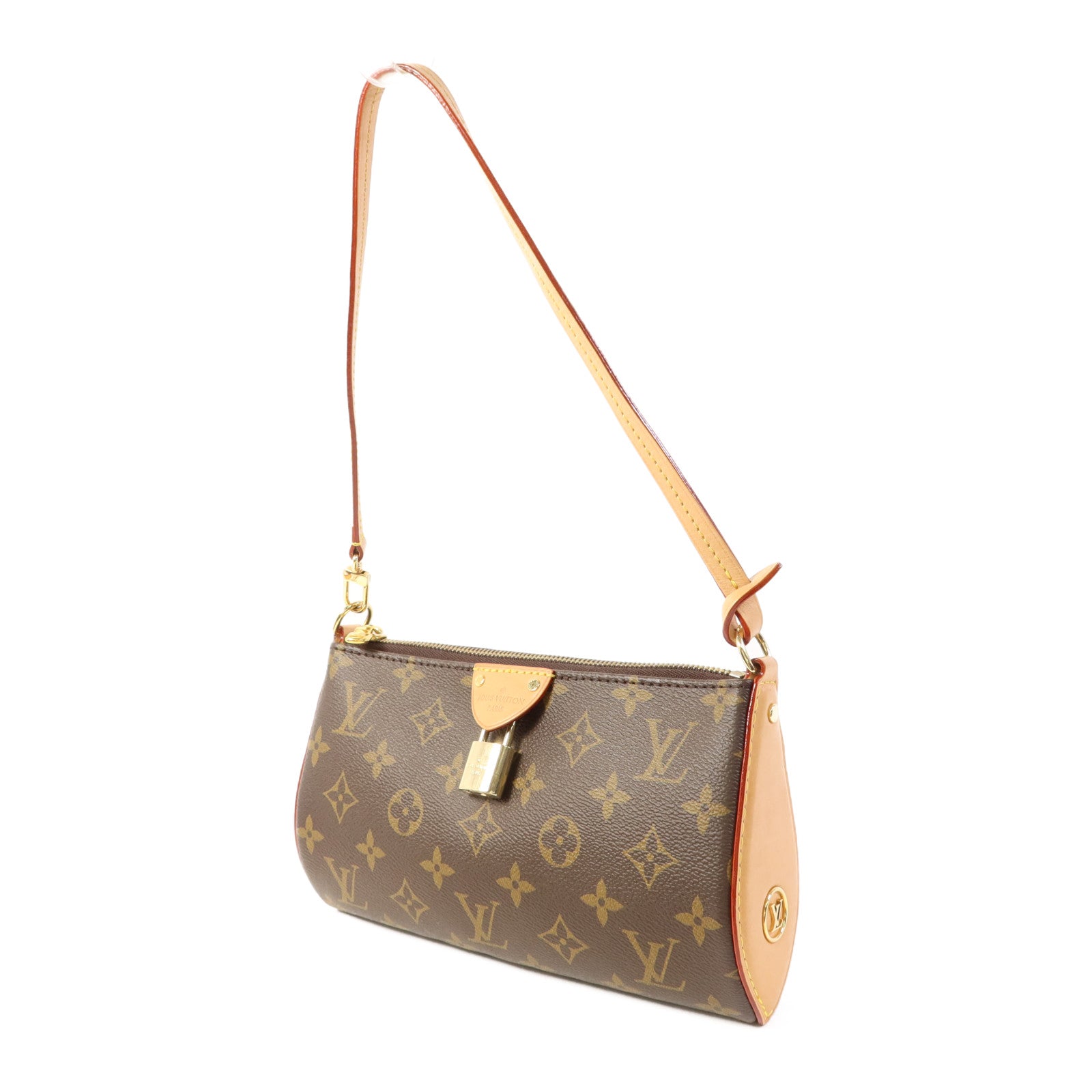 LOUIS VUITTON Monogram Pochette Tirette Bag金扣手挽肩背兩用袋