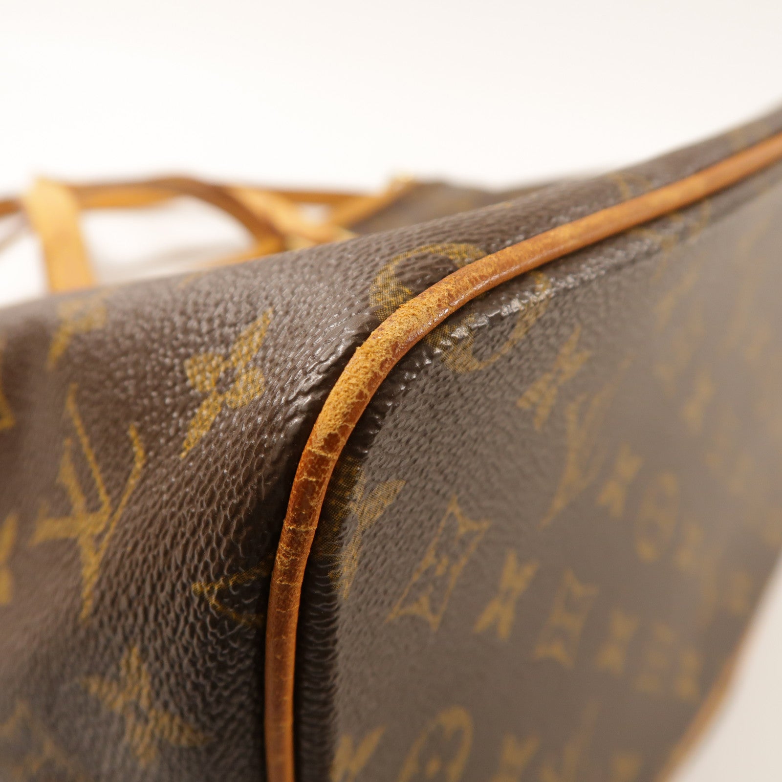 LOUIS VUITTON Monogram Palermo PM金扣手挽肩背兩用袋棕色
