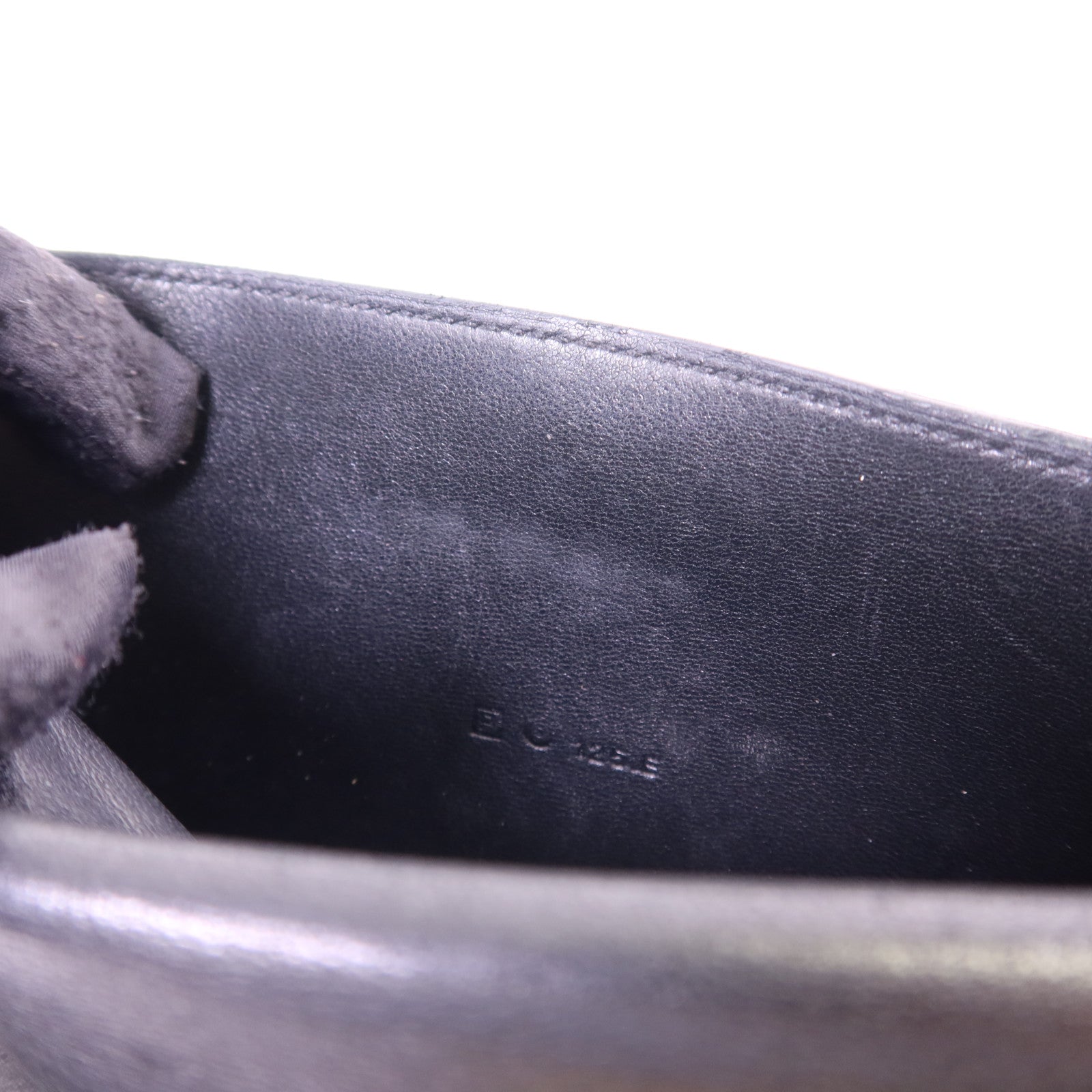 HERMES Clemence皮革Dogon Wallet金扣長錢包Noir