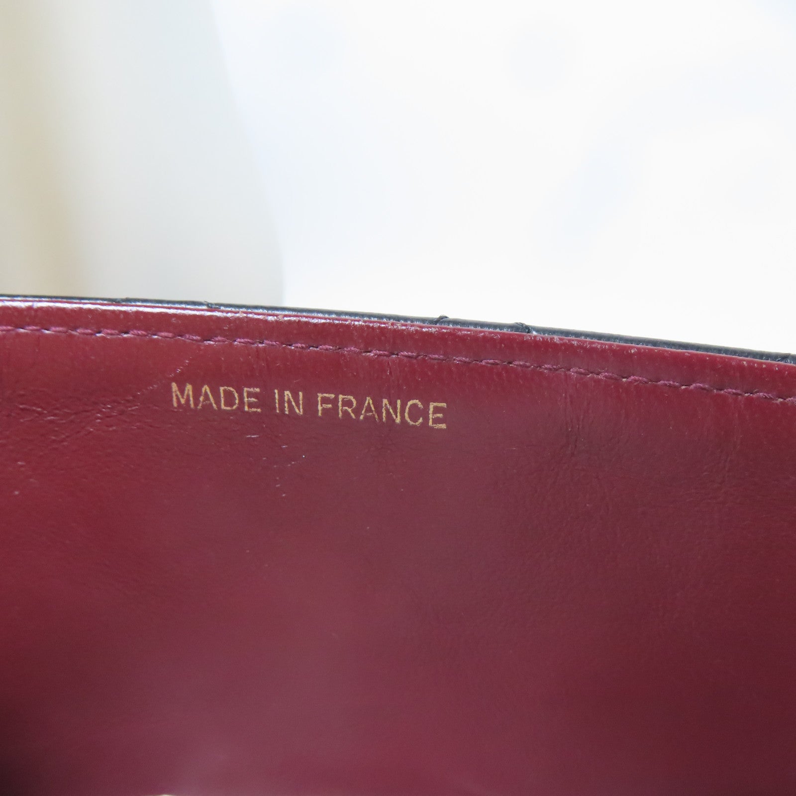 CHANEL 【激減優惠】菱格牛皮皮革Vintage Clutch Bag金扣手拿包黑色
