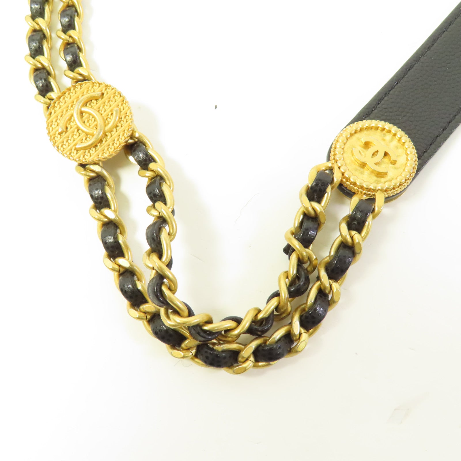 CHANEL 牛皮皮革Small Bucket Bag金扣肩背袋