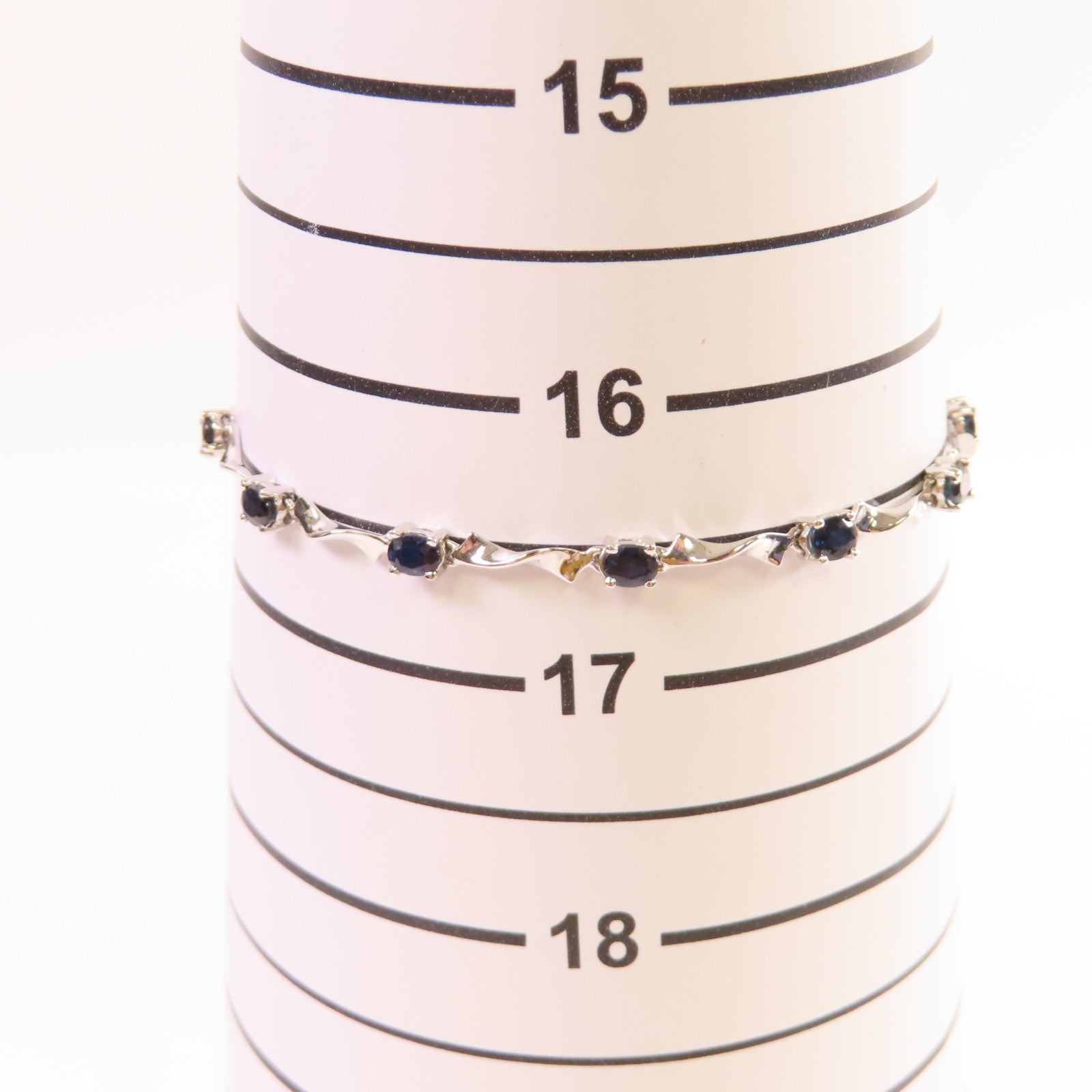 JEWELRY 【激減優惠】18K白金/藍寶石Sapphire Bracelet手鏈